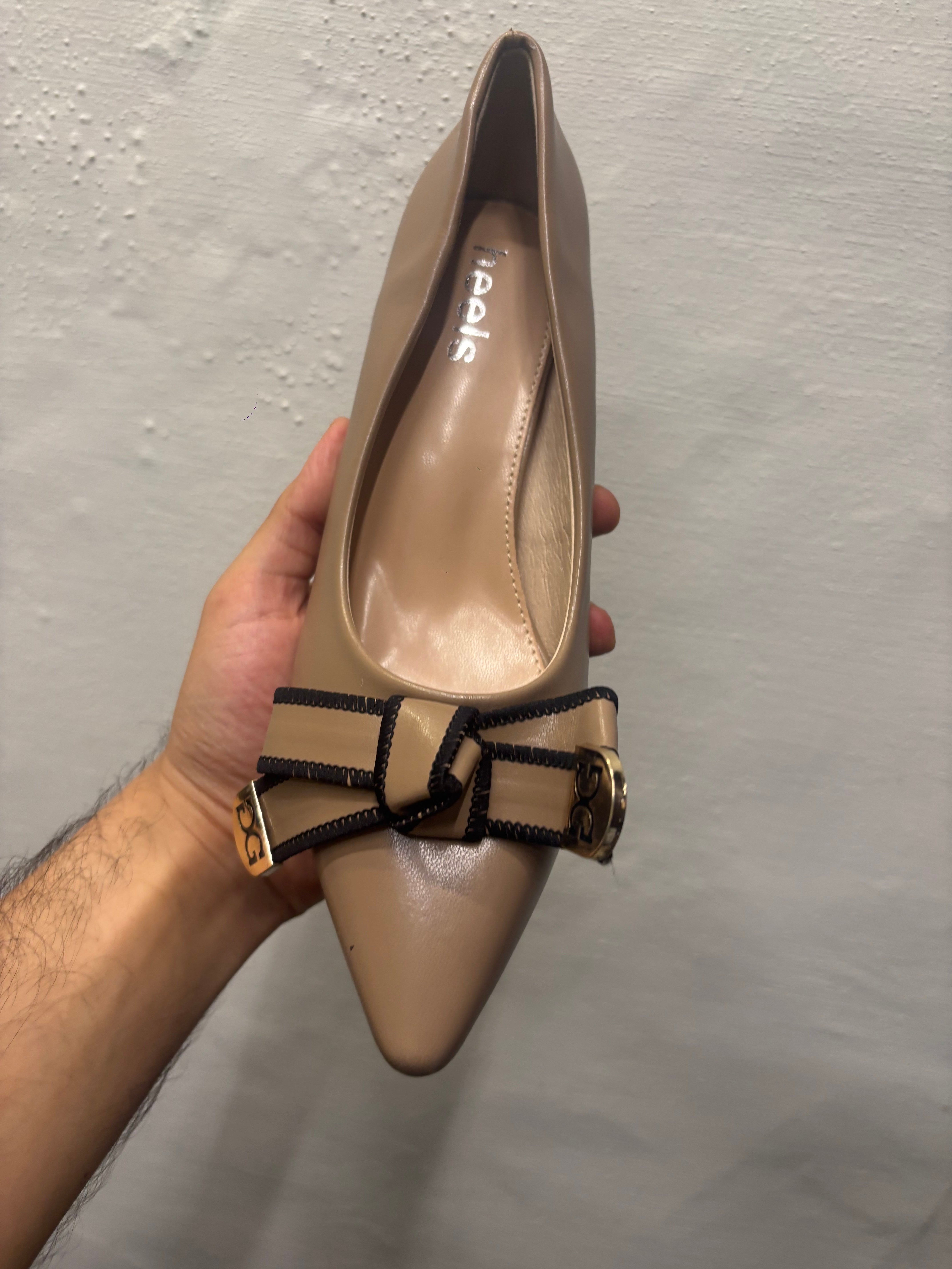 Klara Knot Bow Block Heel Stilettoes