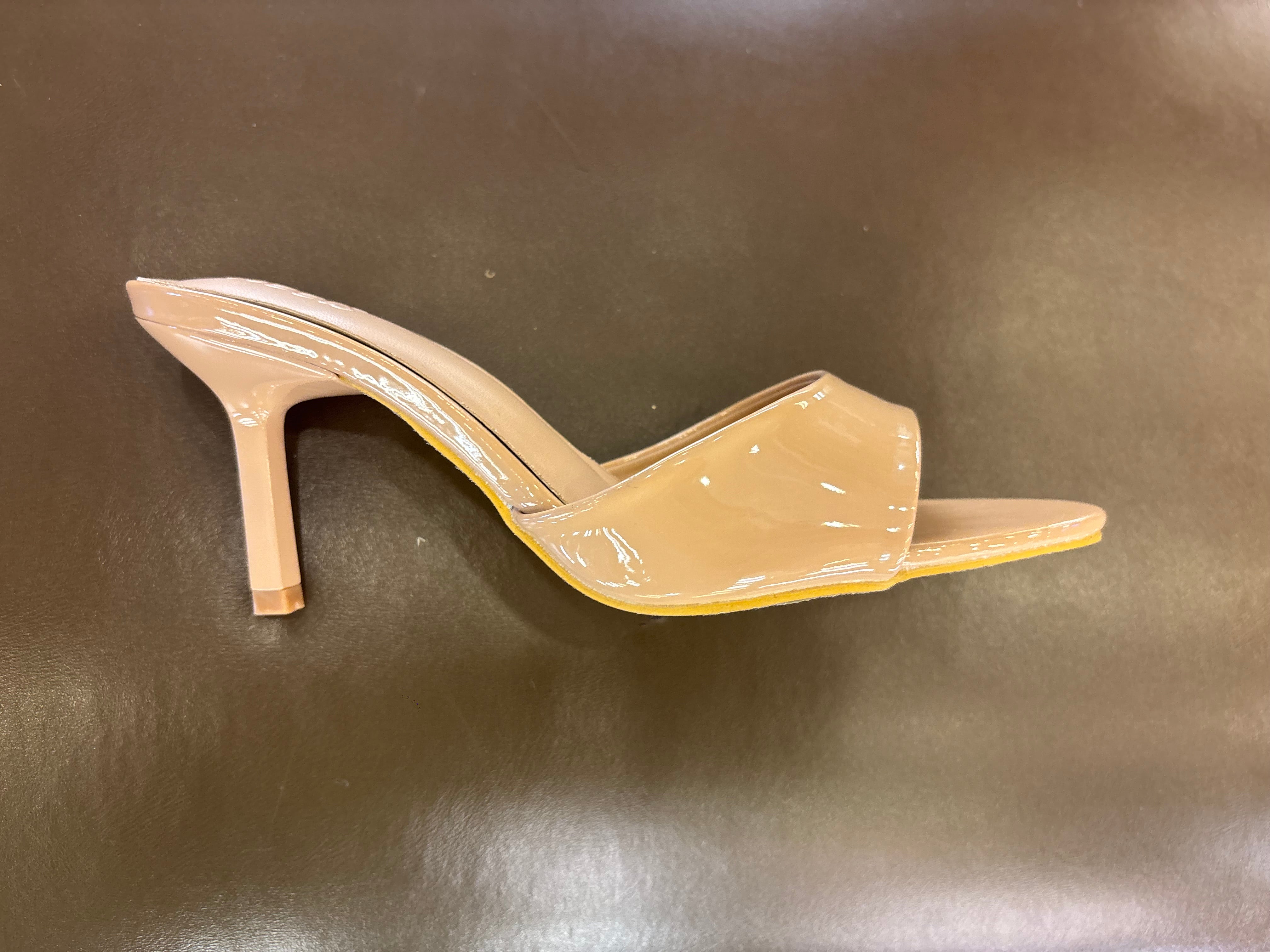 Ellie Premium Patent Pencil Heels