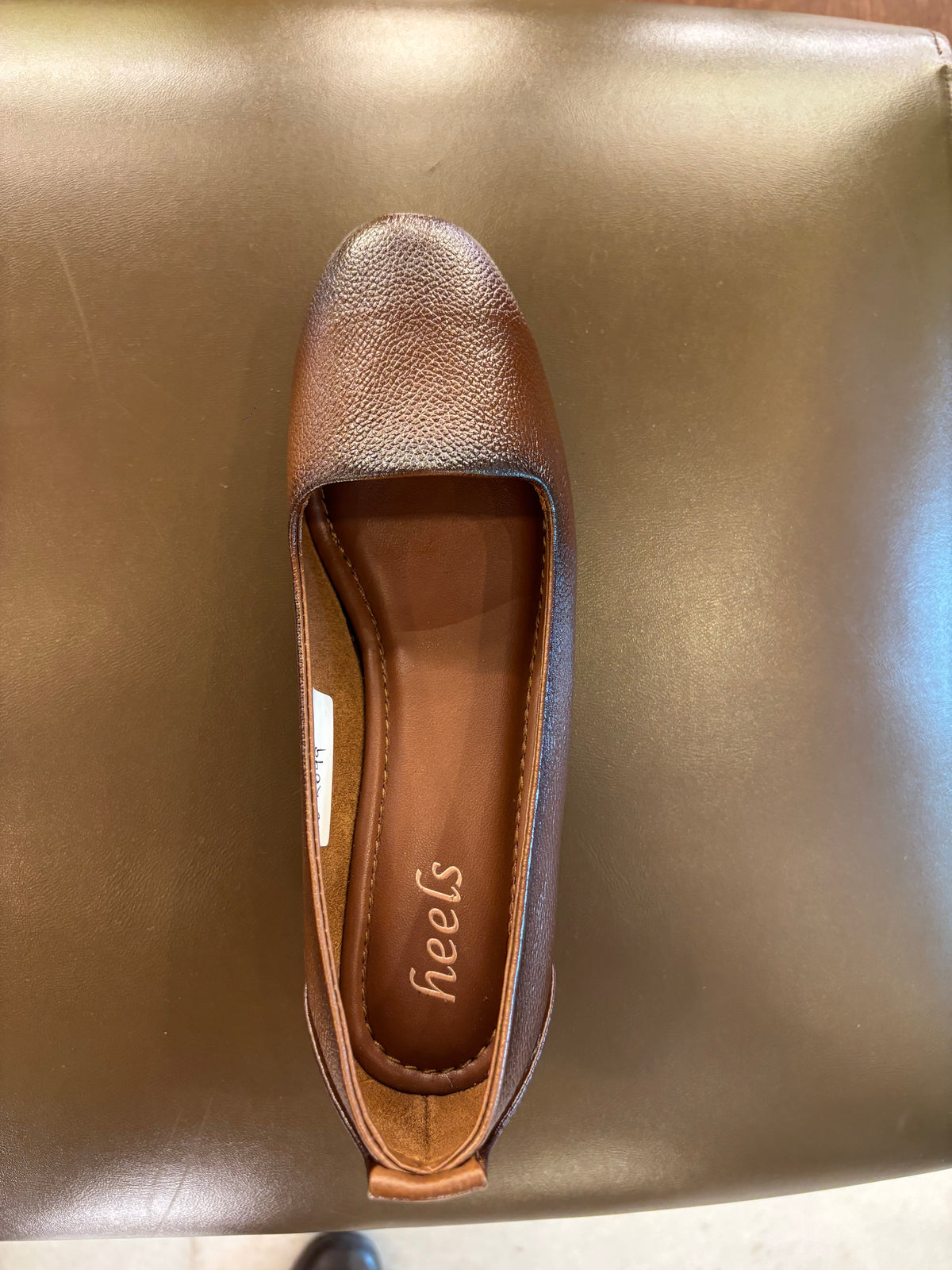Jessie Leather Everyday Wedge Ballerinas