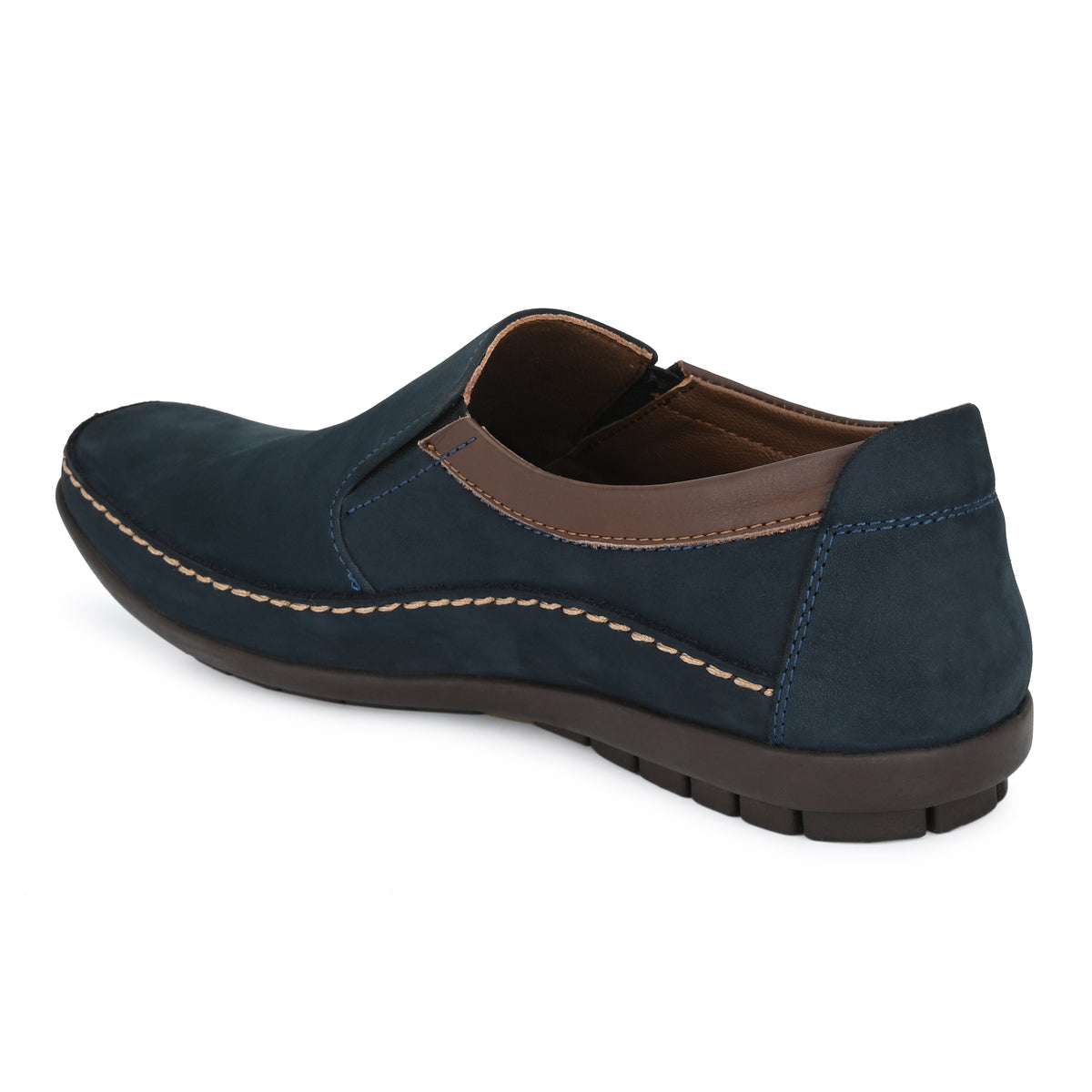 Sienna Leather Casual Slip-On Shoes - The Heels India