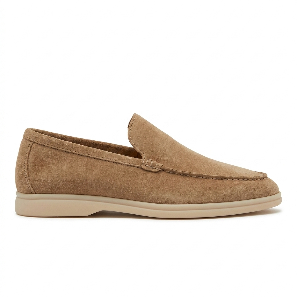 Alonso Premium Suede Leather Slip-On Loafers