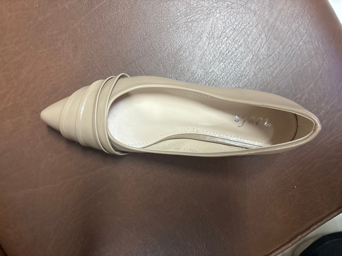 Hailey 2.0 Swirl Pointed Mid Heel Ballerinas