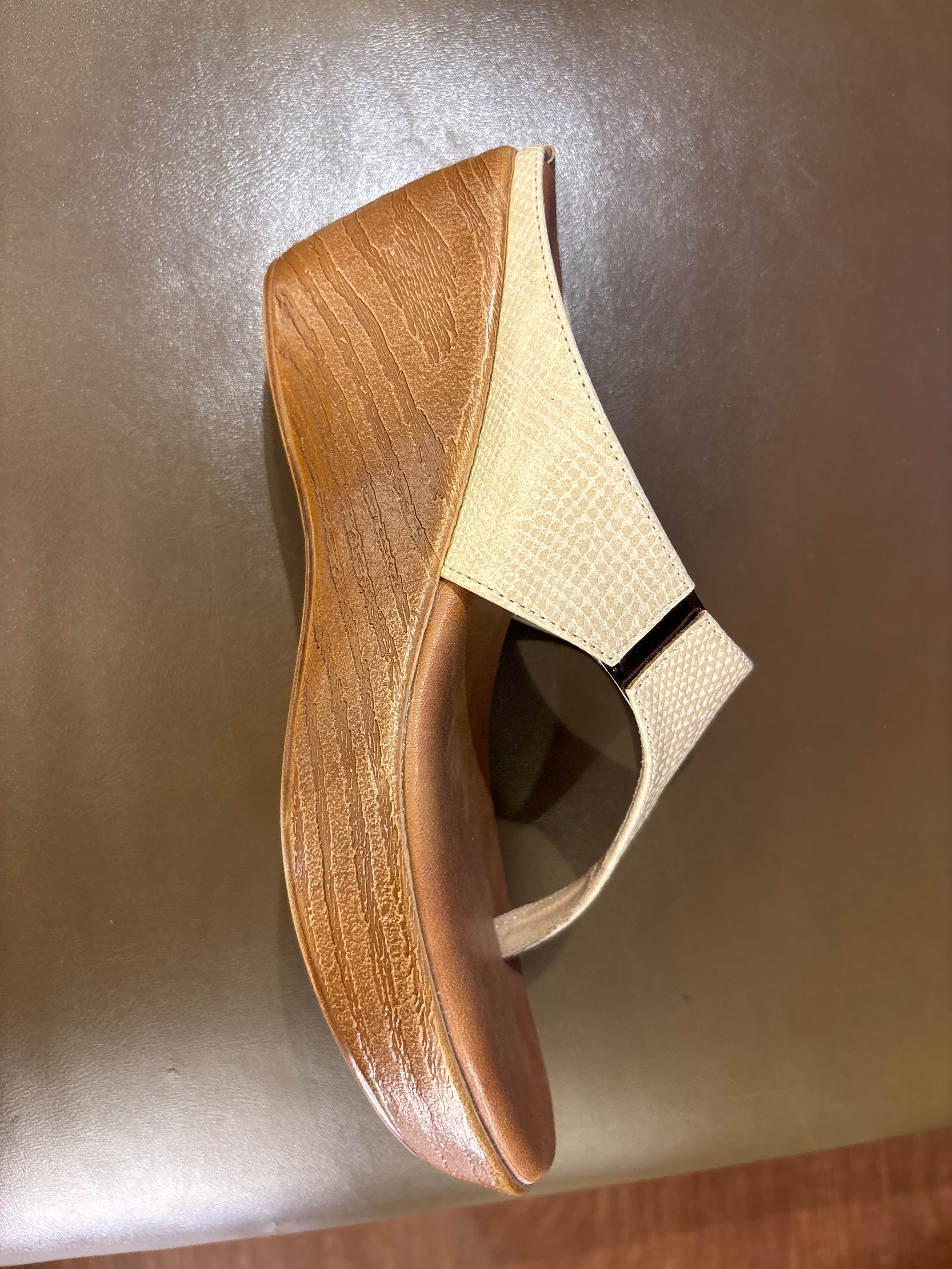 Margaret Comfort Slip On Wedge Platform Heel Slippers - The Heels India