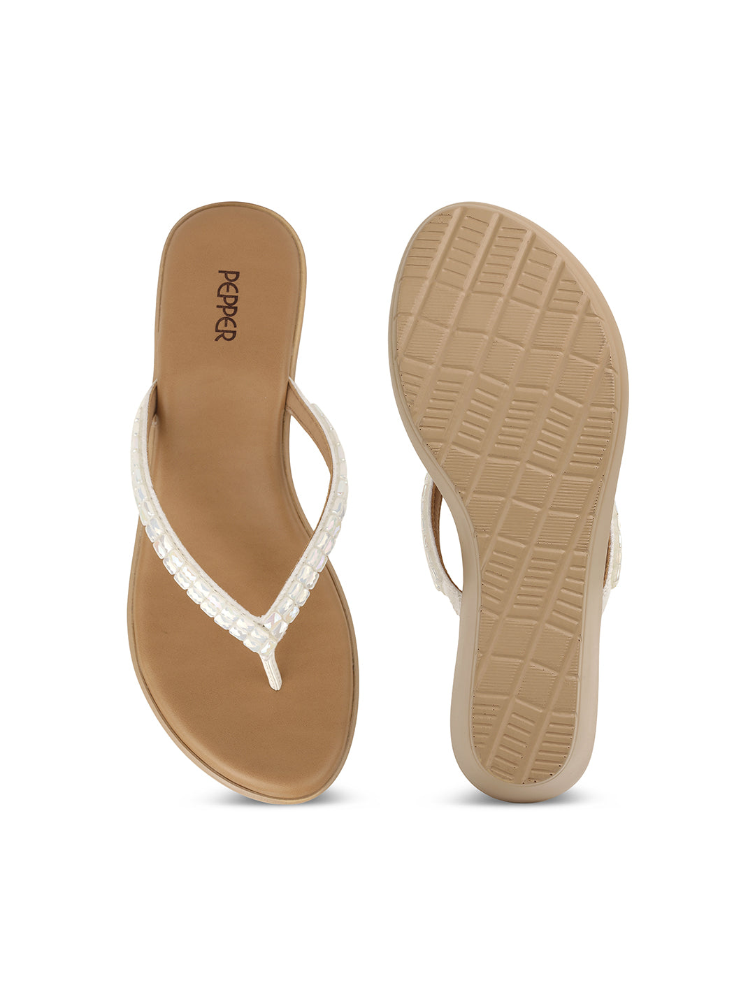 Mireta Embellished Comfort V Wedge Heel Slippers