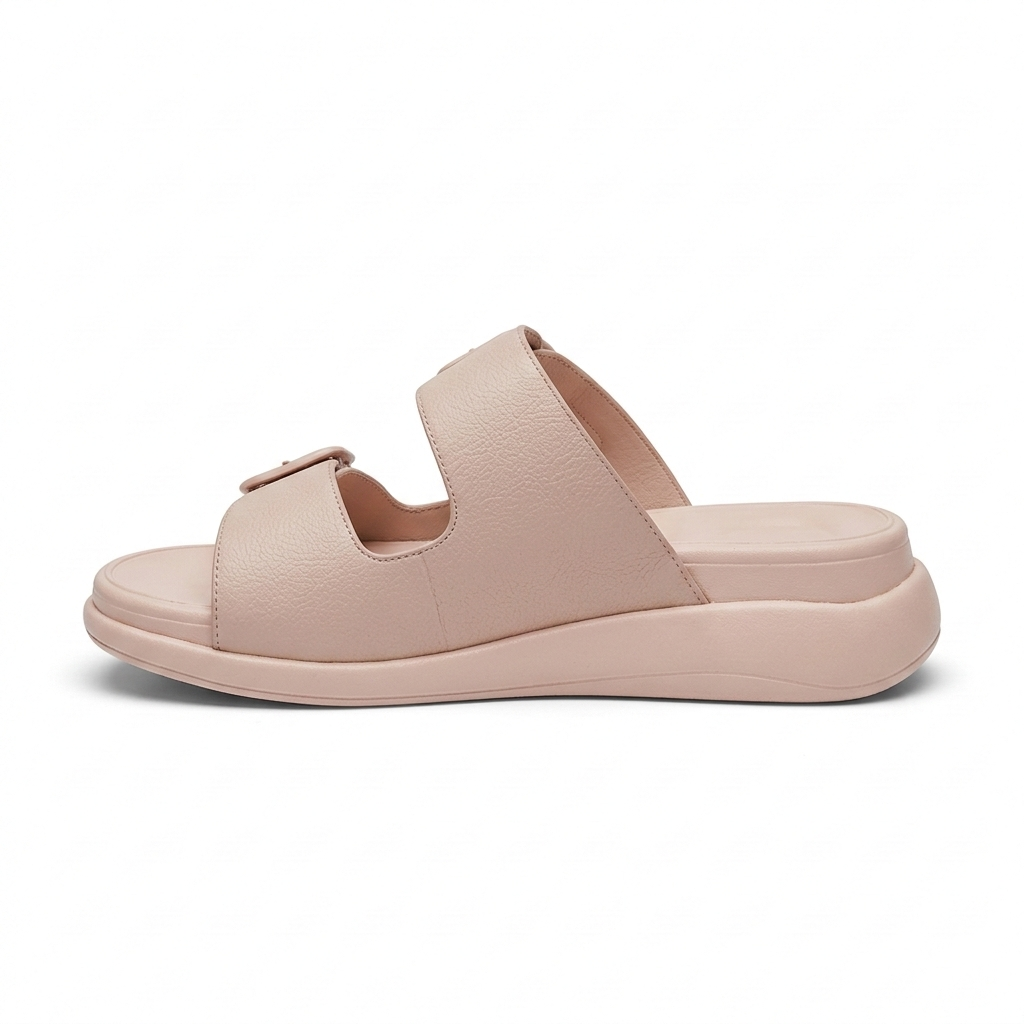 Moreau Comfort Double Strap Chunky Sliders