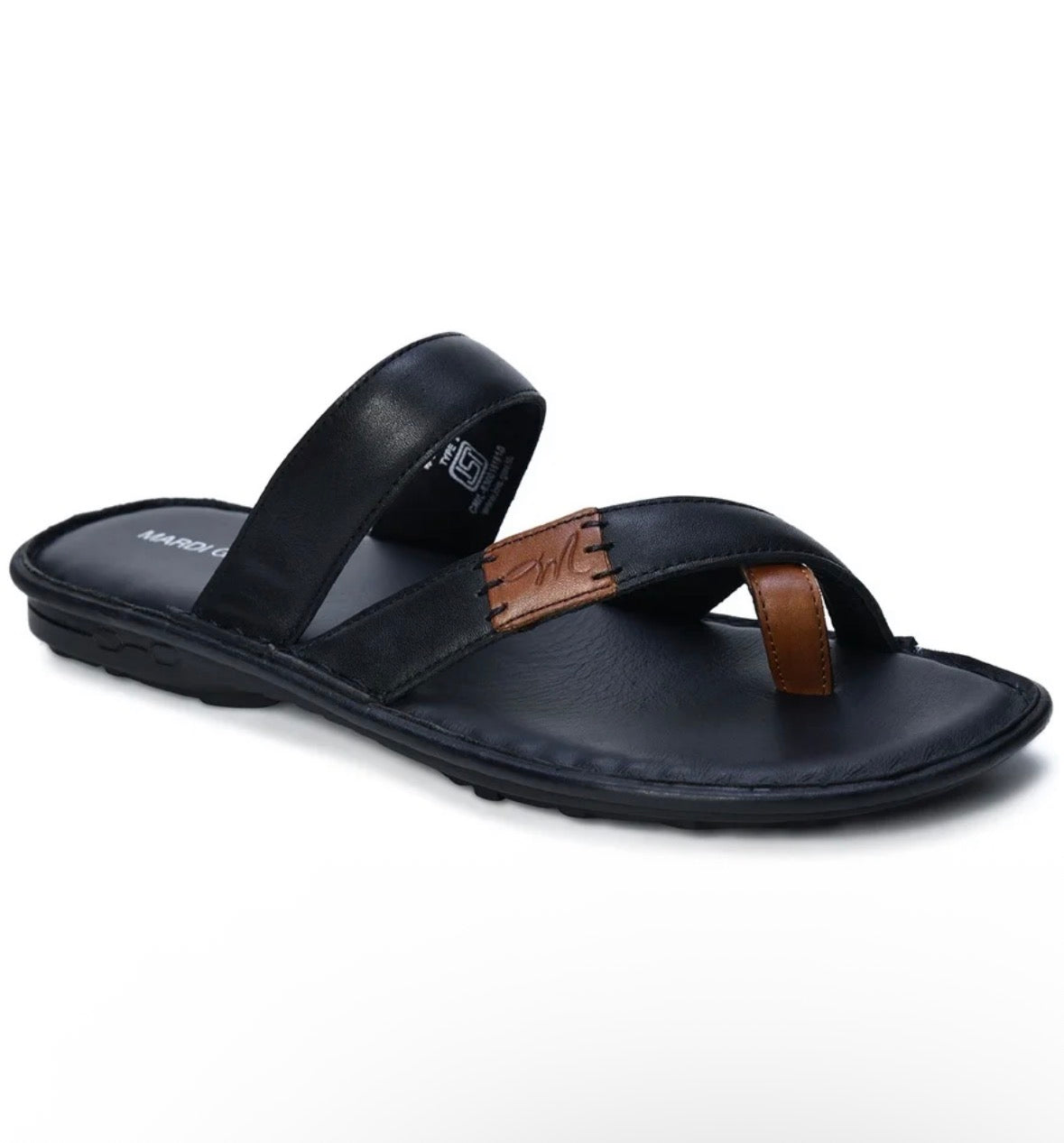 Brooks Thumb Leather Slippers - The Heels India