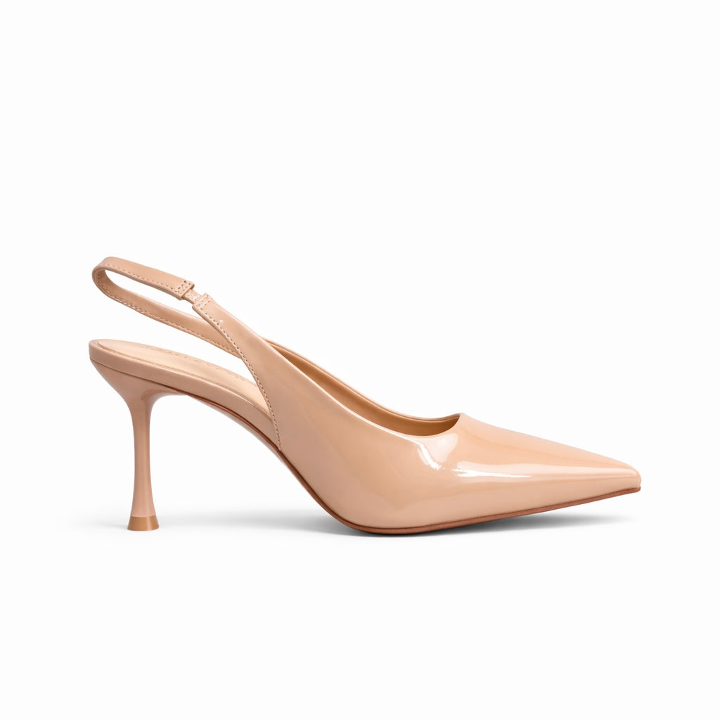 Mia Premium Patent Slingback Pencil Heels