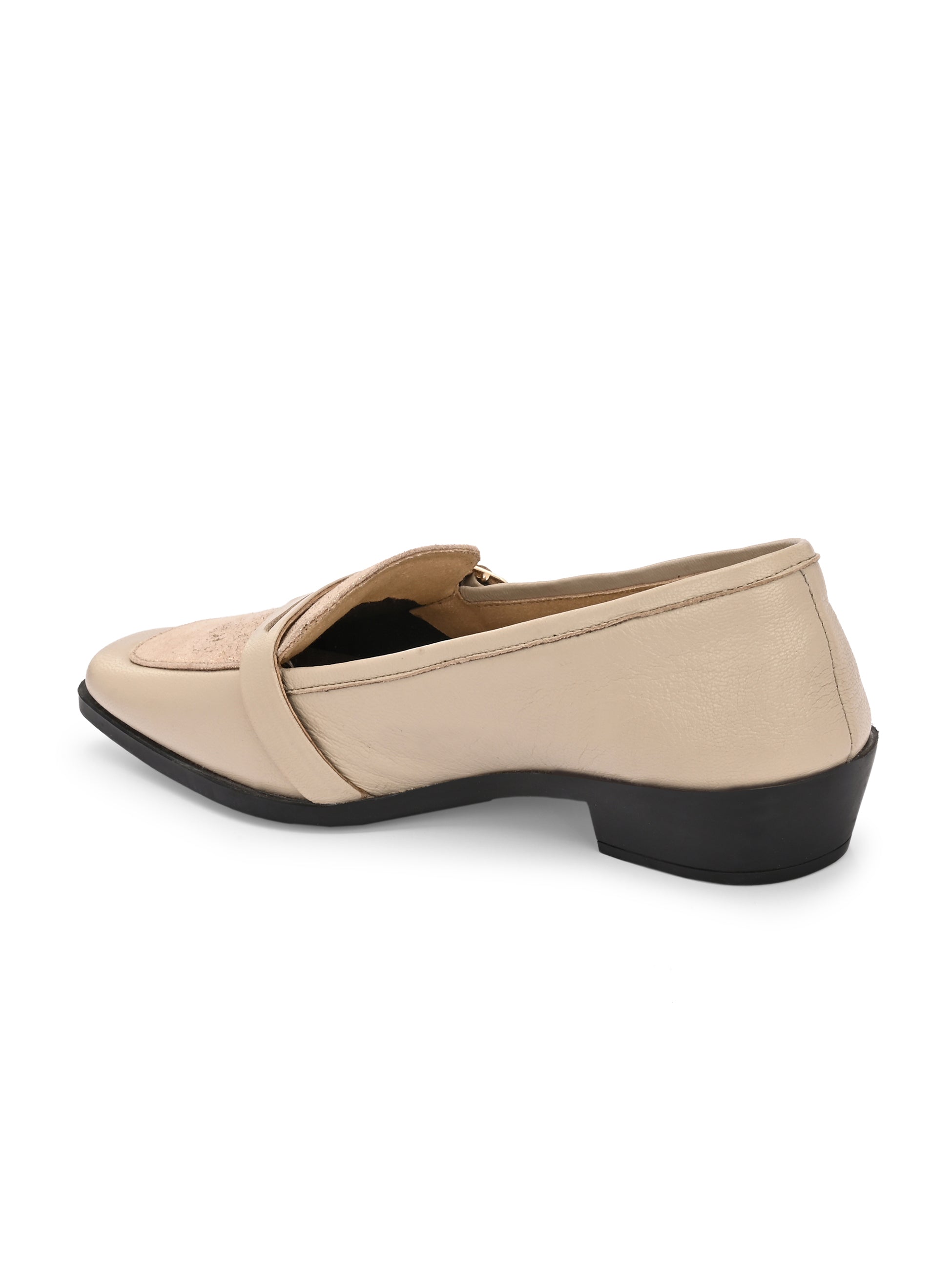 Roxburgh Leather Penny Heel Ballerinas