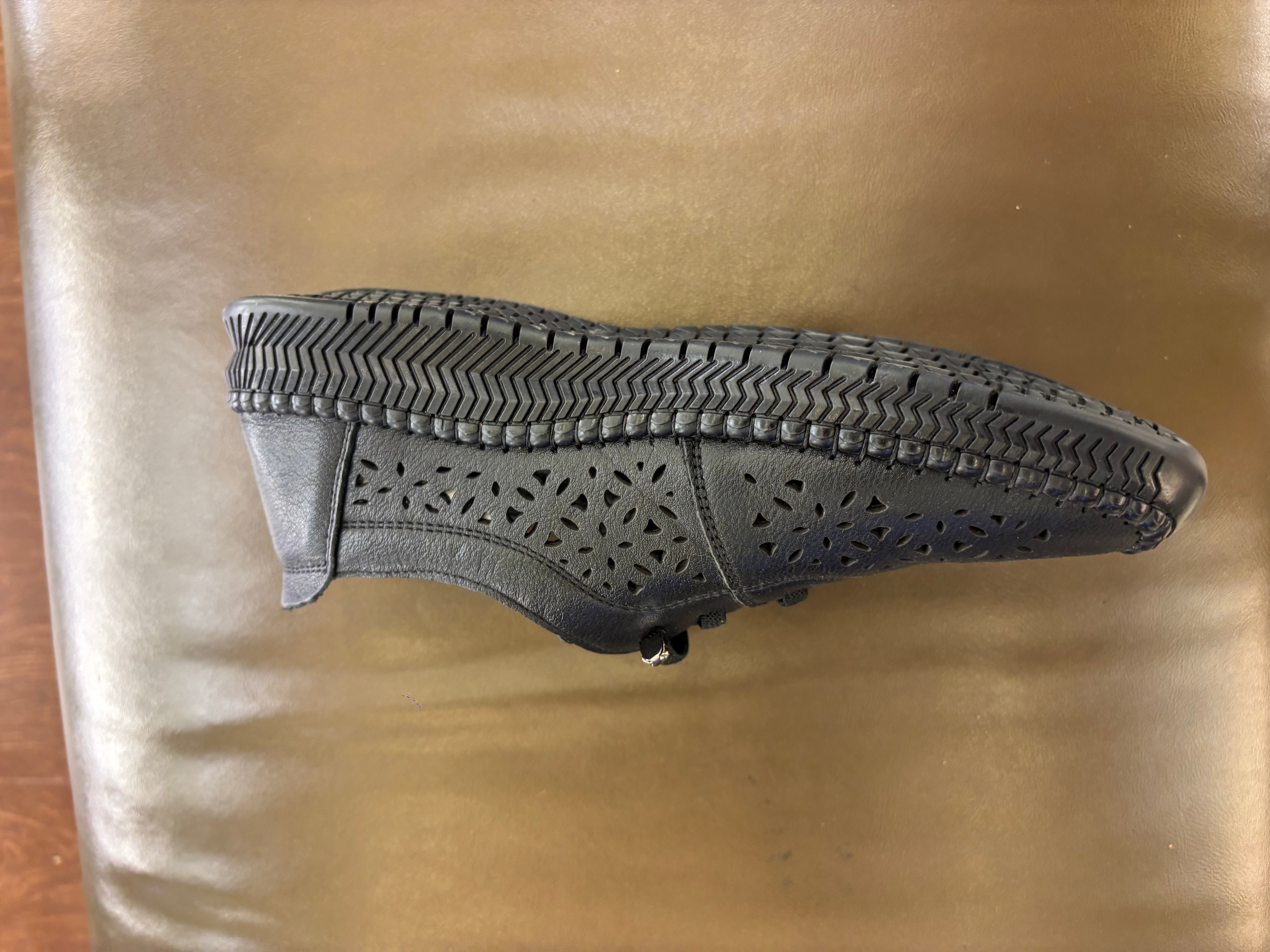 Toletti Casual Leather Perforated Everyday Sneakers - The Heels India