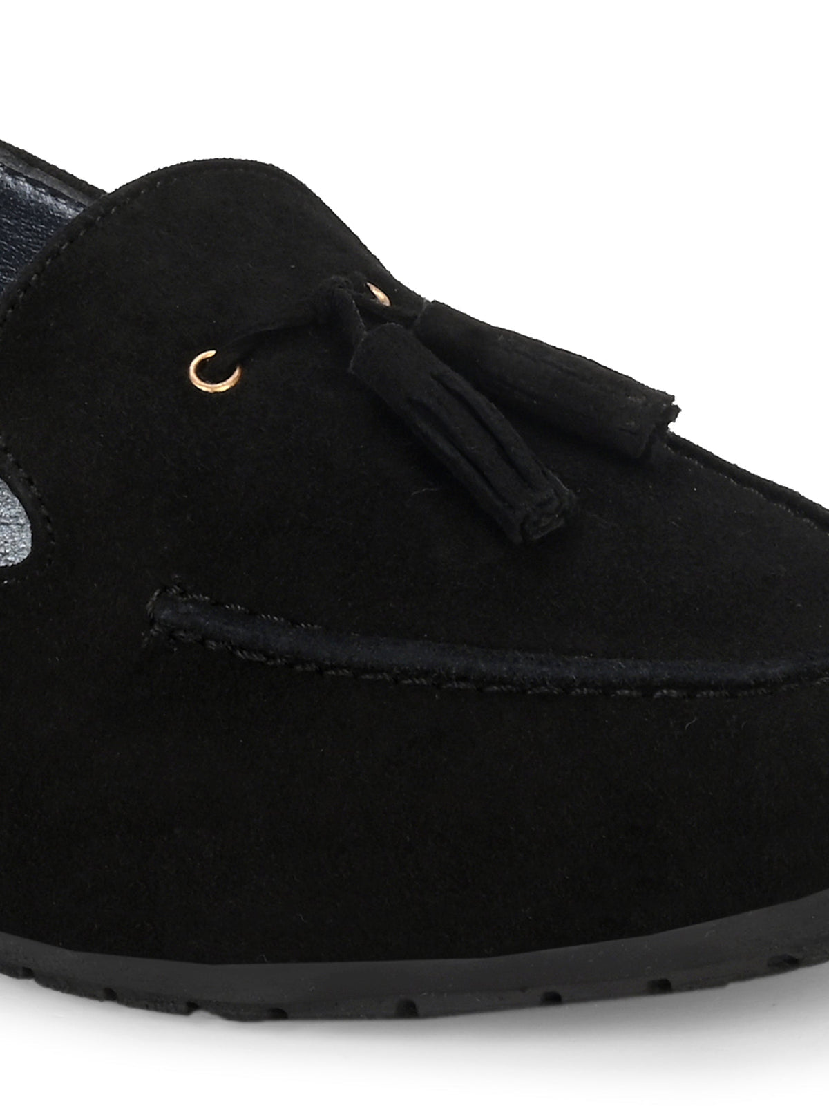 Jerry Suede Leather Tassel Loafers