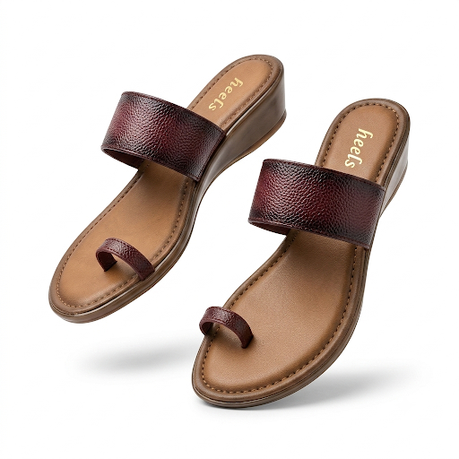 Welma Thumb Strap Leather Summer Slippers