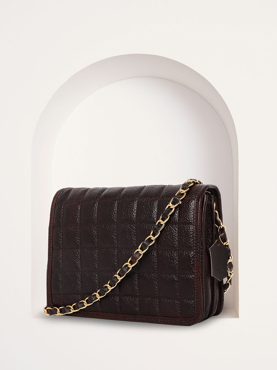Leather Brown Cross Body Bag for women CBB2700