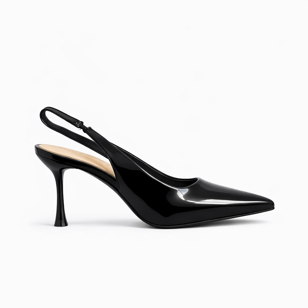 Mia Premium Patent Slingback Pencil Heels