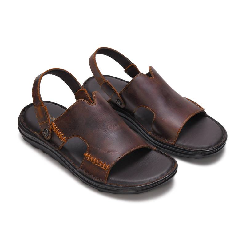 Caicedo Leather Strap Sandals