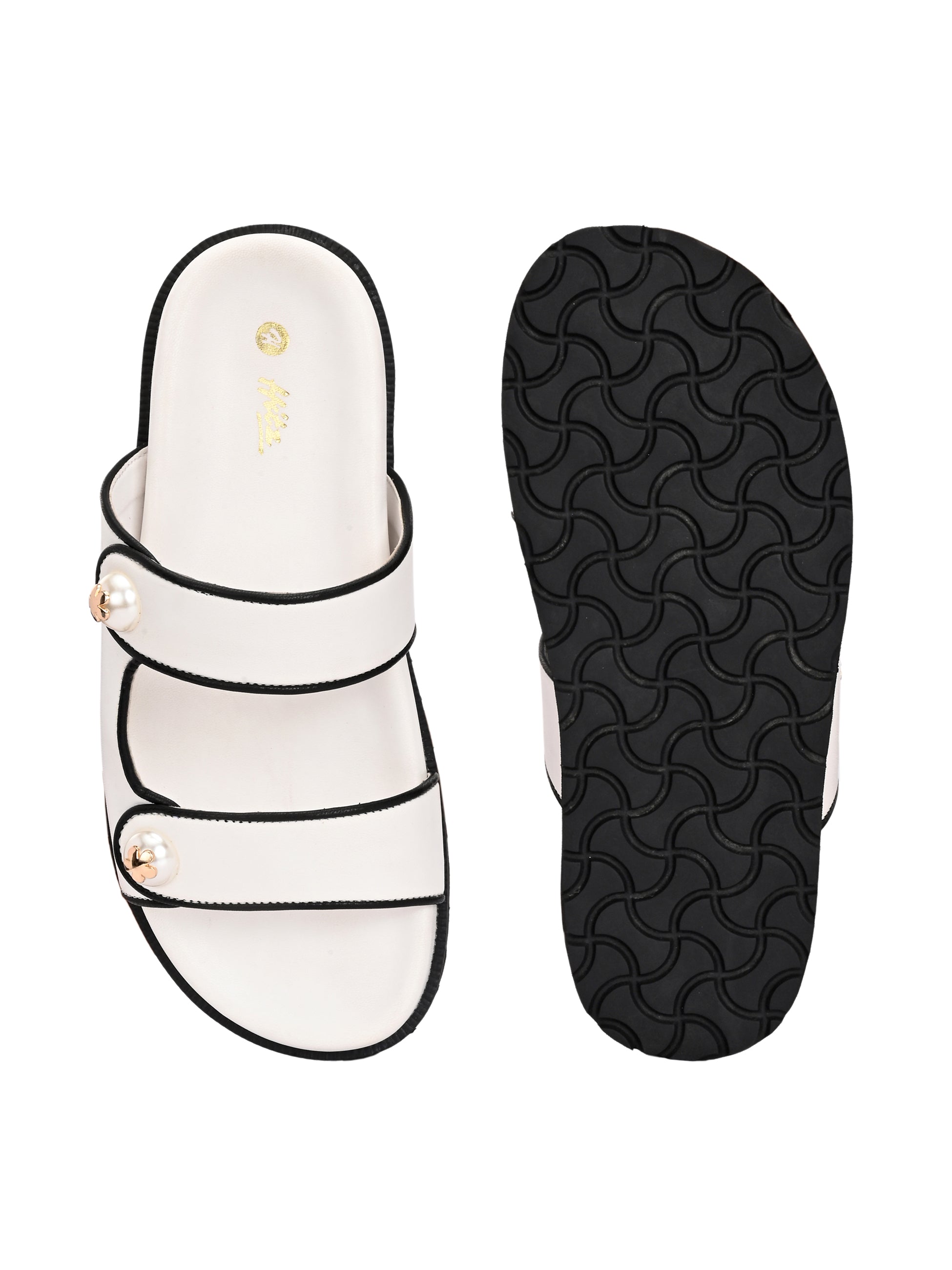 Athena Pipin Strappy Sliders