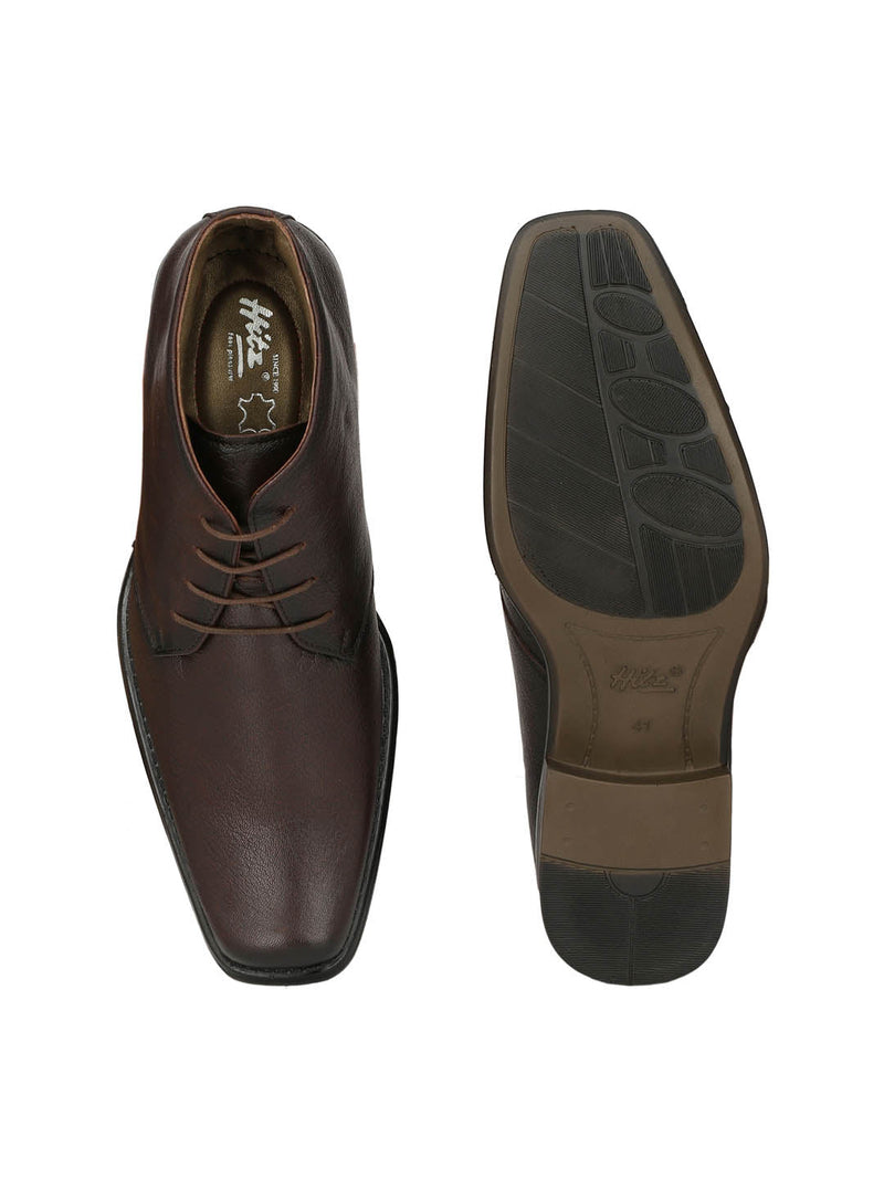 Kevin Leather Derby Formal Ankle Shoes