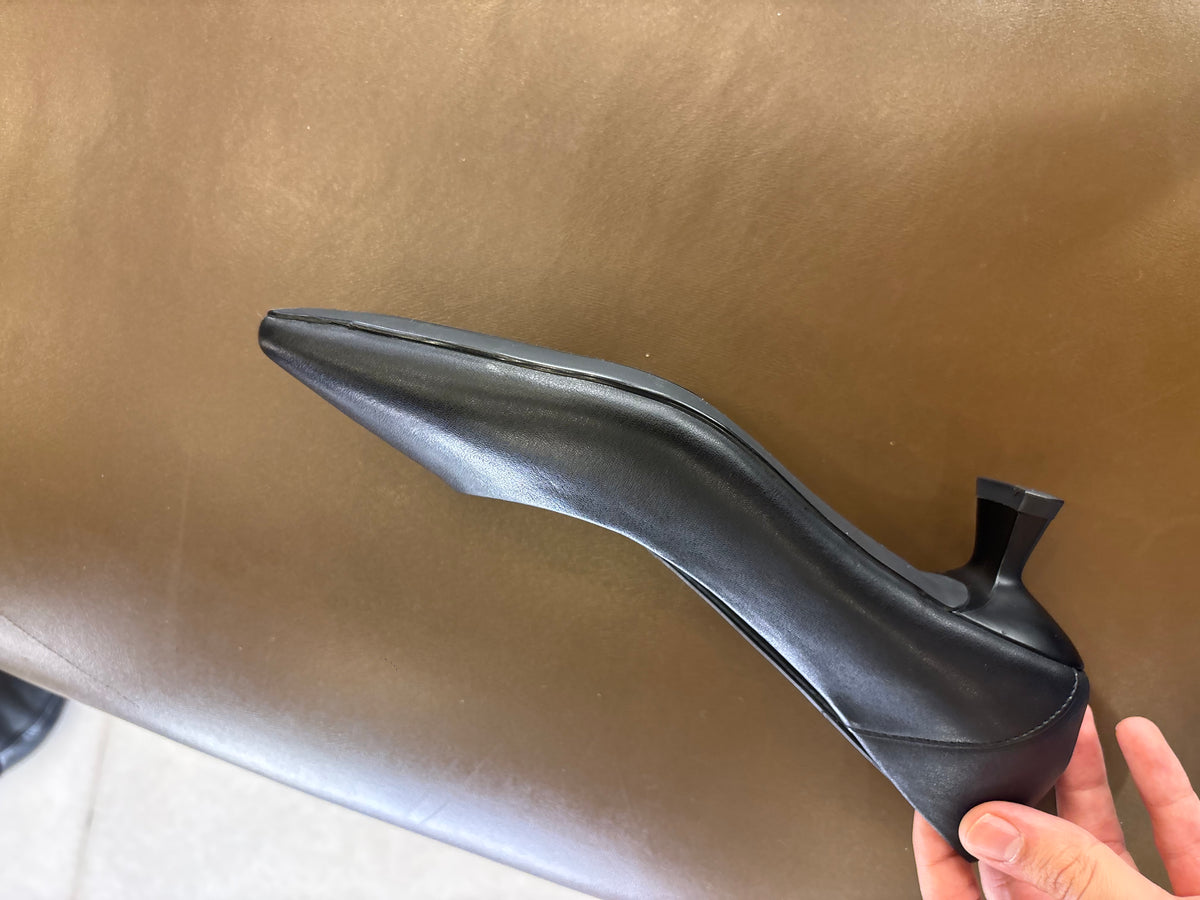 Emma 2.0 Premium Leather Kitten Heel Pumps