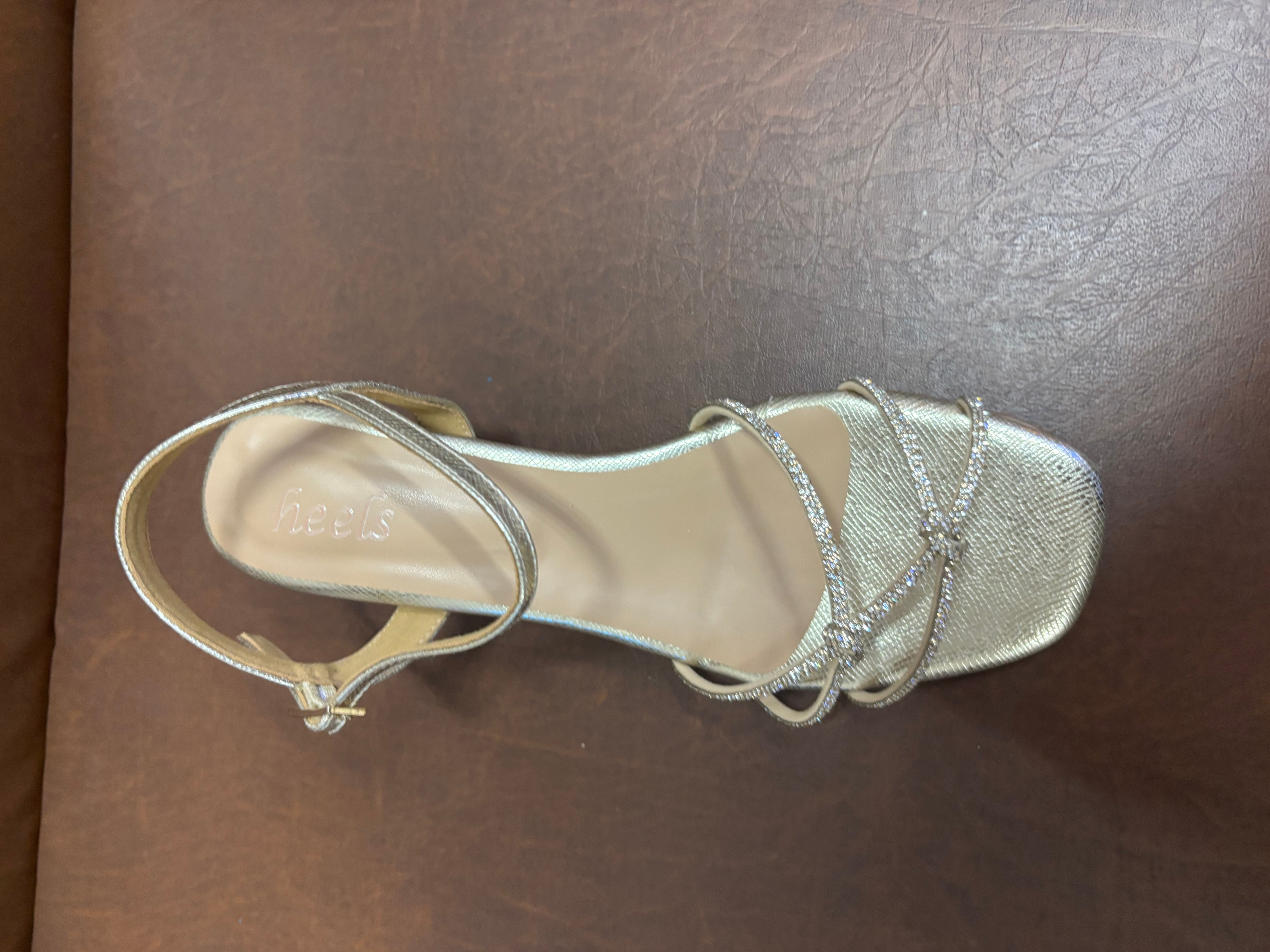 Zara 2.0 Bling Strappy Kitten Heels