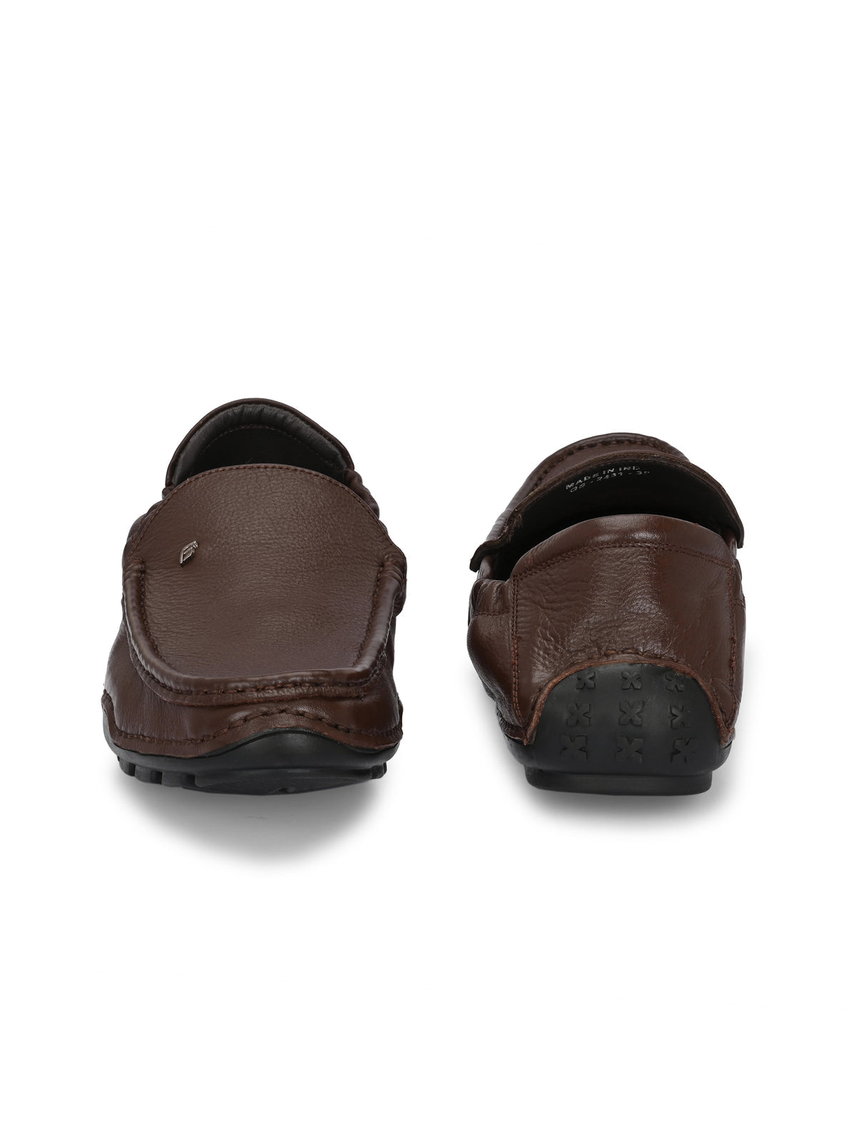 Clyde Leather Back Elastic Cushioned Loafers - The Heels India