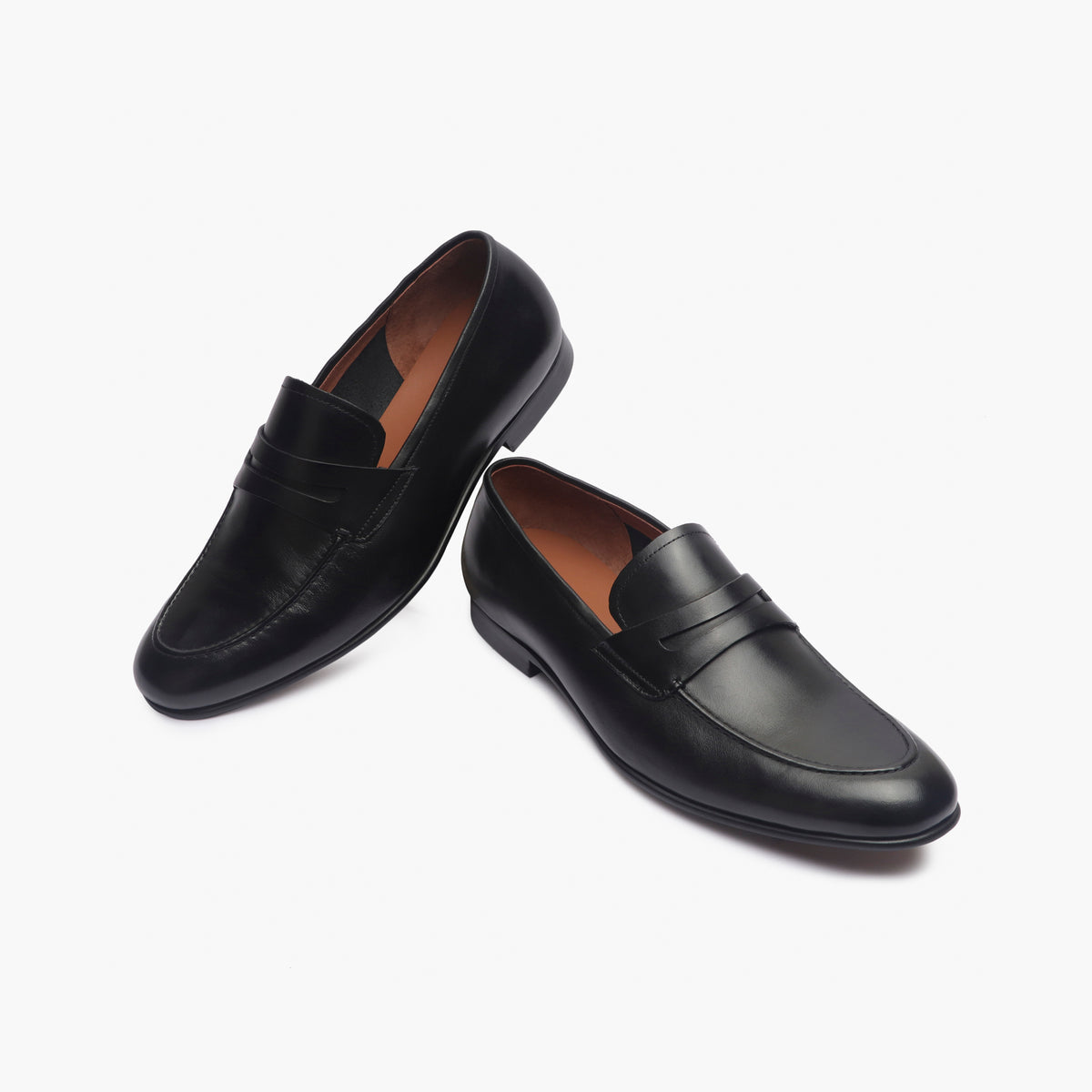 Kenny Premium Leather Penny Loafers