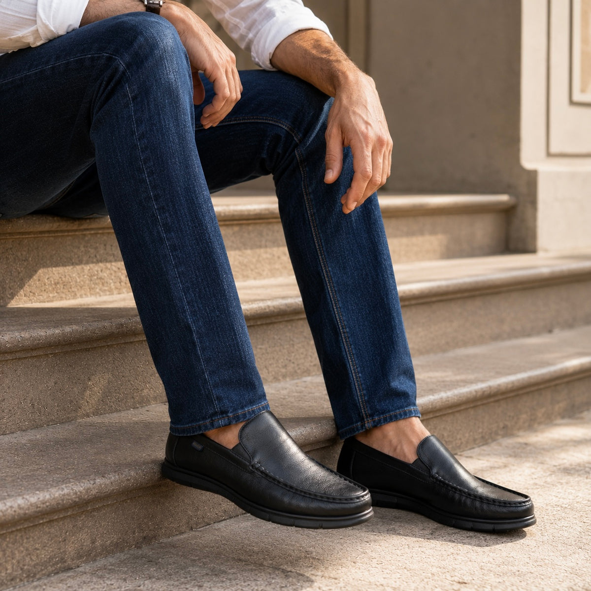 Andrew Comfort Daily Leather Loafers - The Heels India