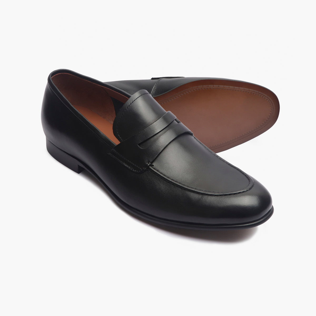 Kenny Premium Leather Penny Loafers