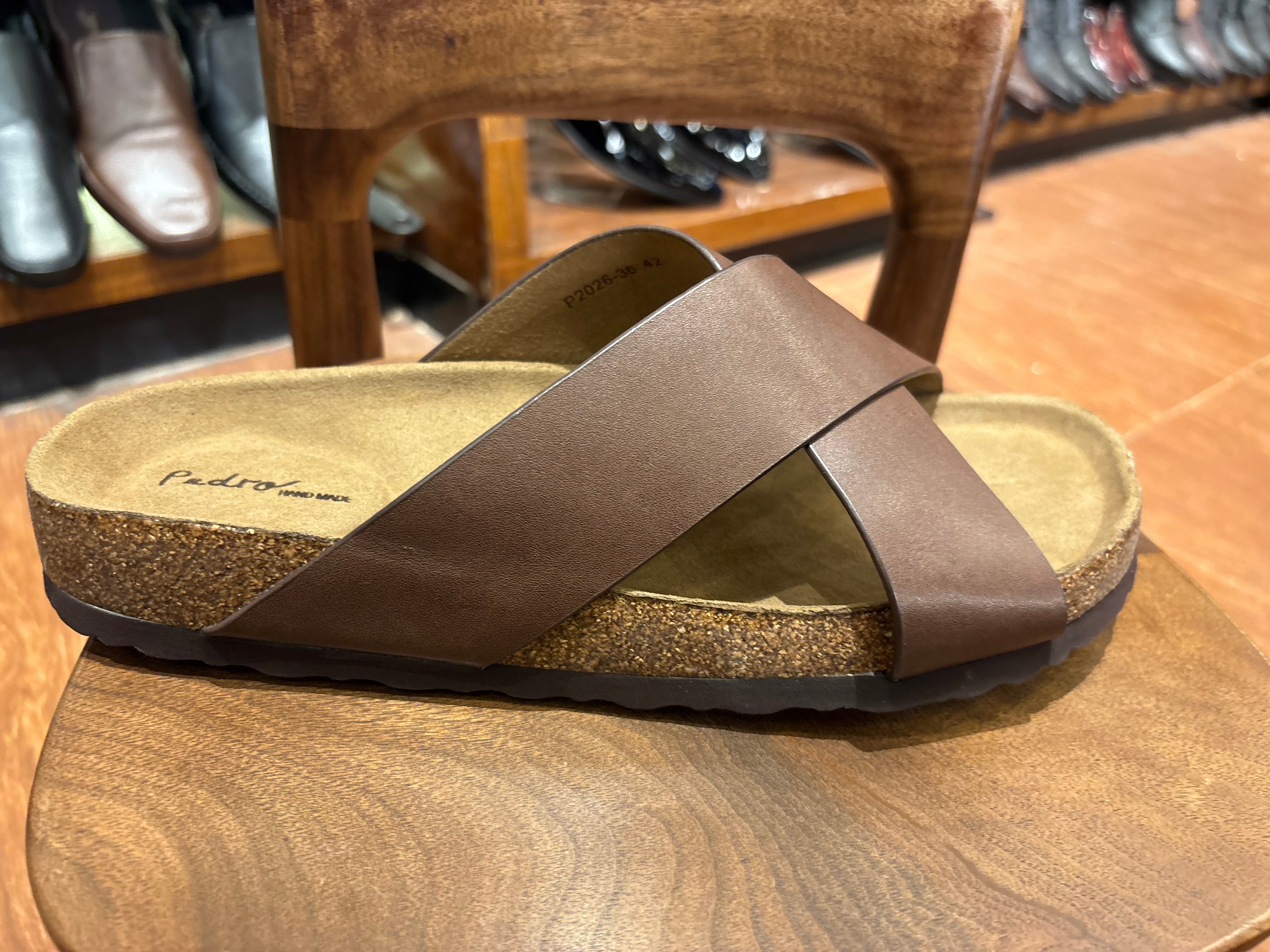 Edward Brown Premium Cork Slippers Men - Full Length