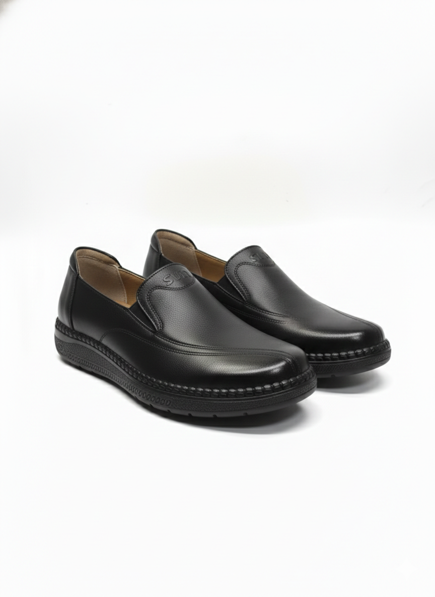 Hilary Premium Leather Cushioned Loafers - The Heels India