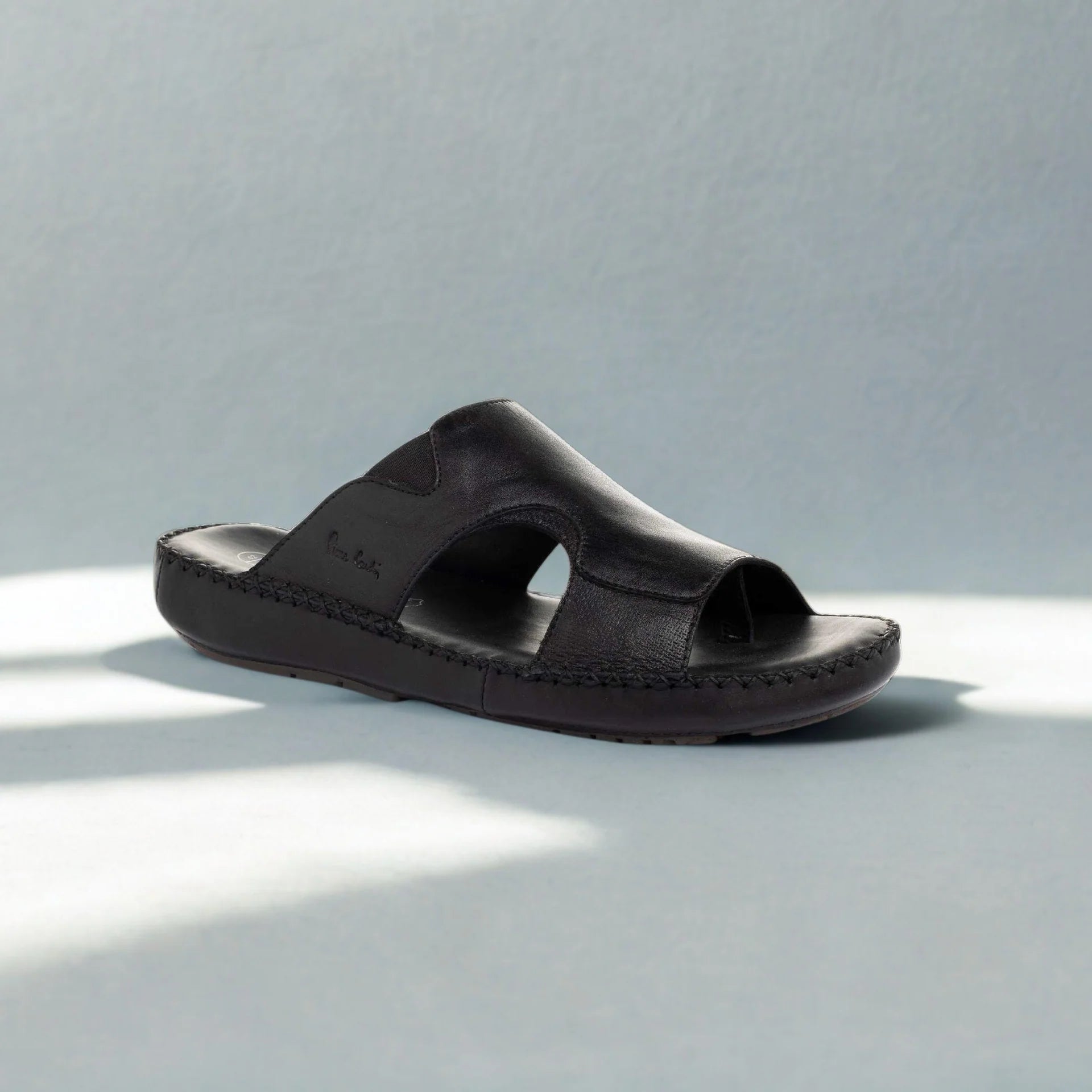 Arari Leather Slide Slippers