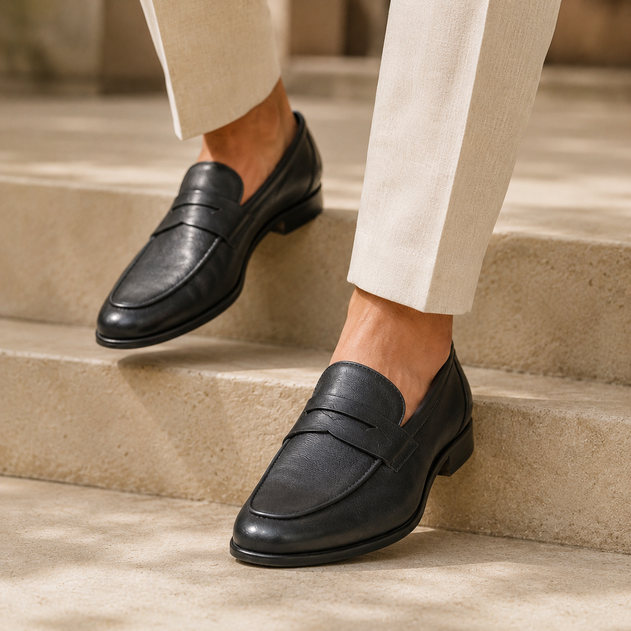 Renato Premium Leather Penny Loafers