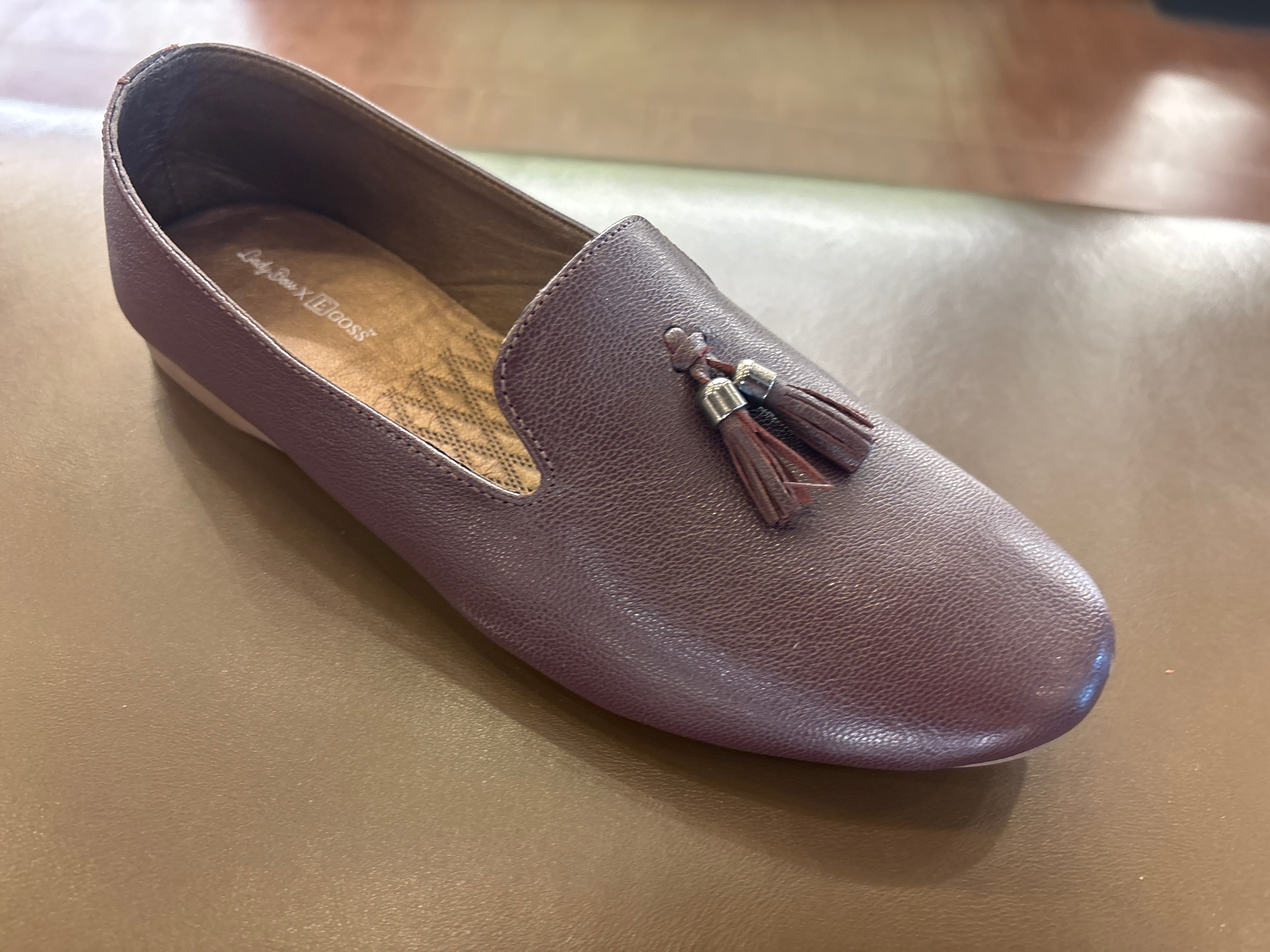 Clinton Leather Tassel Cushioned Loafers