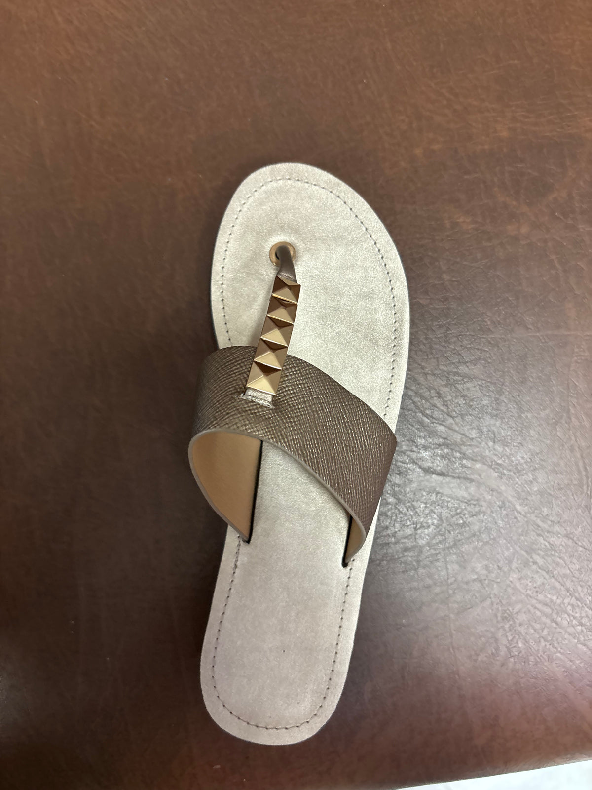 Adele Cushioned Buckle T Strap Slippers