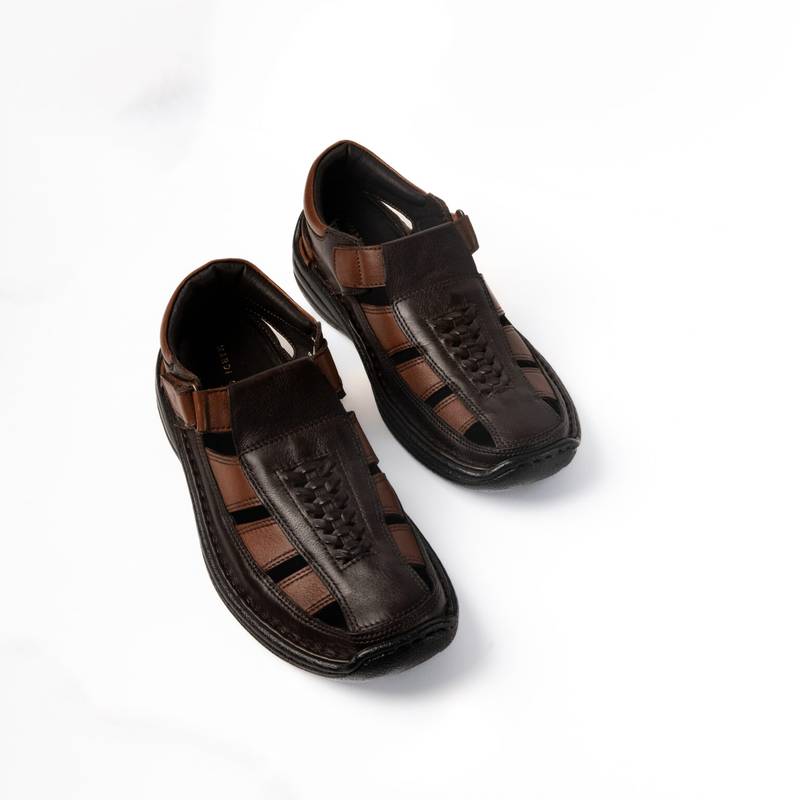 Demarzio Leather Roman Sandals