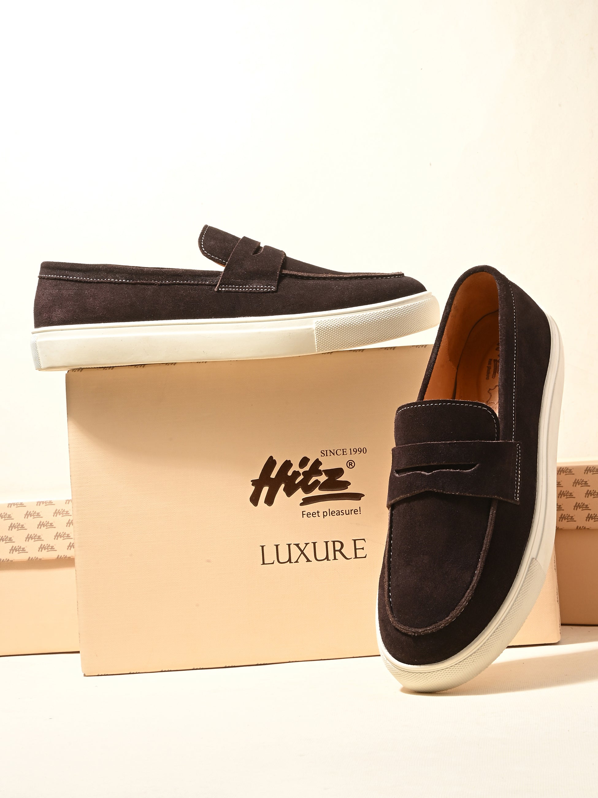 Fabrizio Suede Leather Slipons