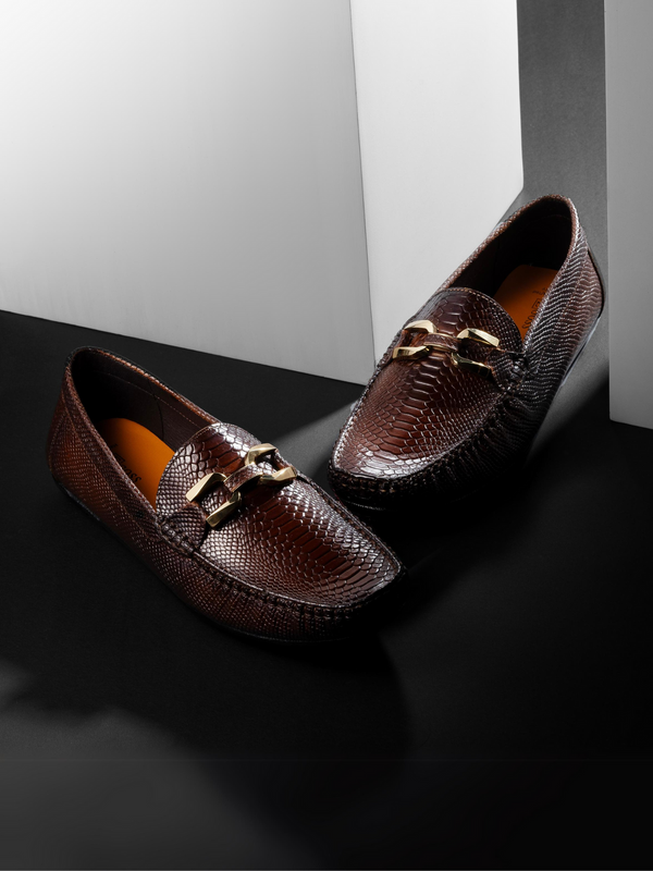 Hertz Brown Leather Loafers