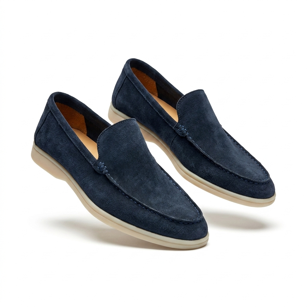 Alonso Premium Suede Leather Slip-On Loafers
