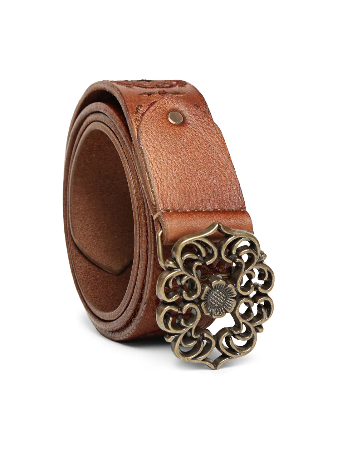 Brown Color Hand Embroidery Belt