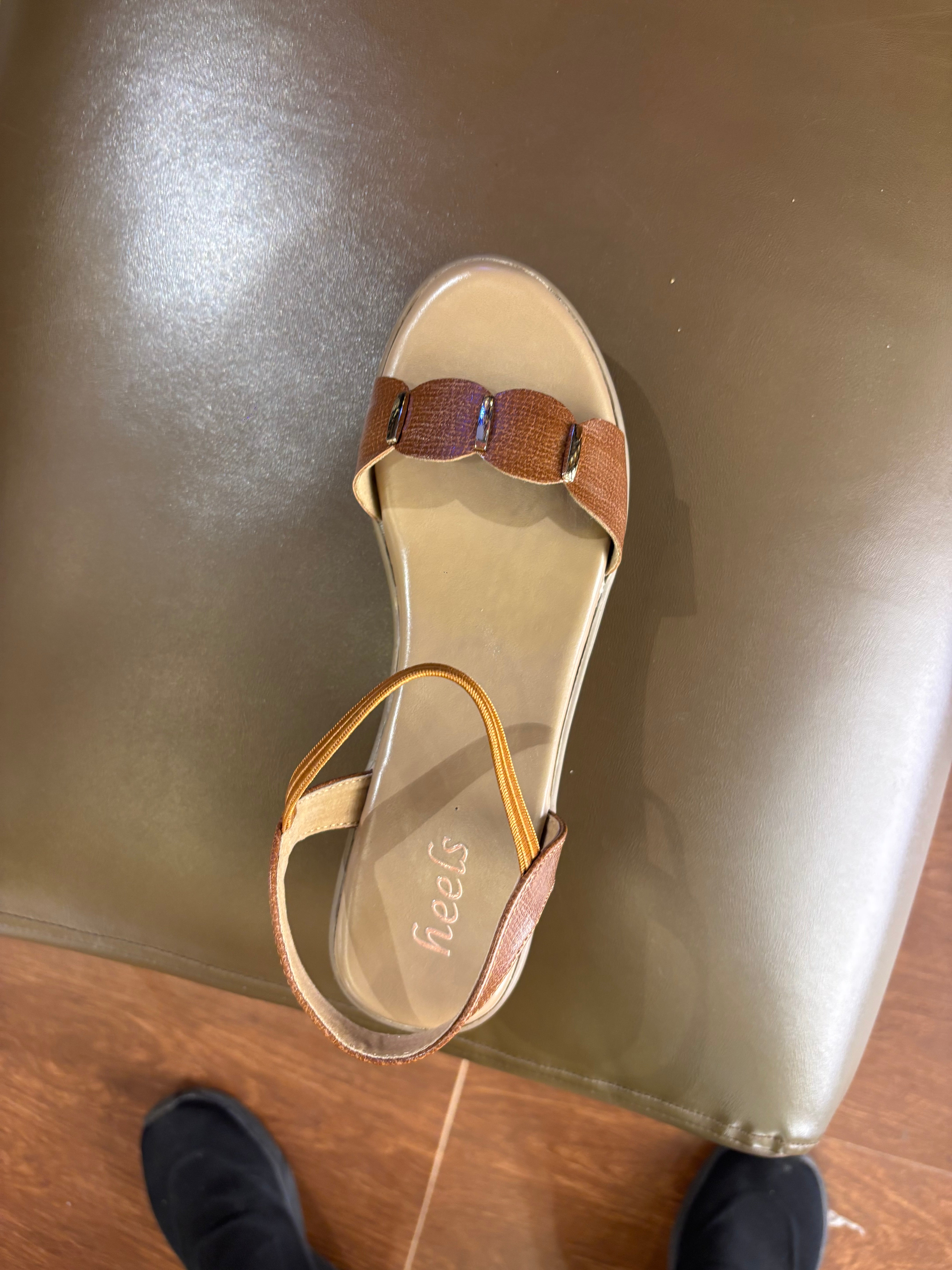 Addison Elastic Wedge Heel Comfort Sandals