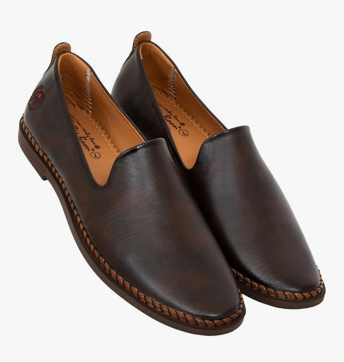 Barela Cushioned Ethnic Vegan Loafers