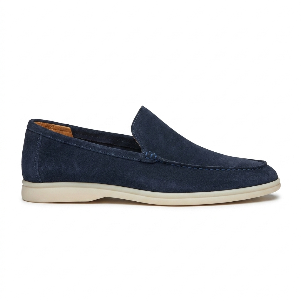 Alonso Premium Suede Leather Slip-On Loafers