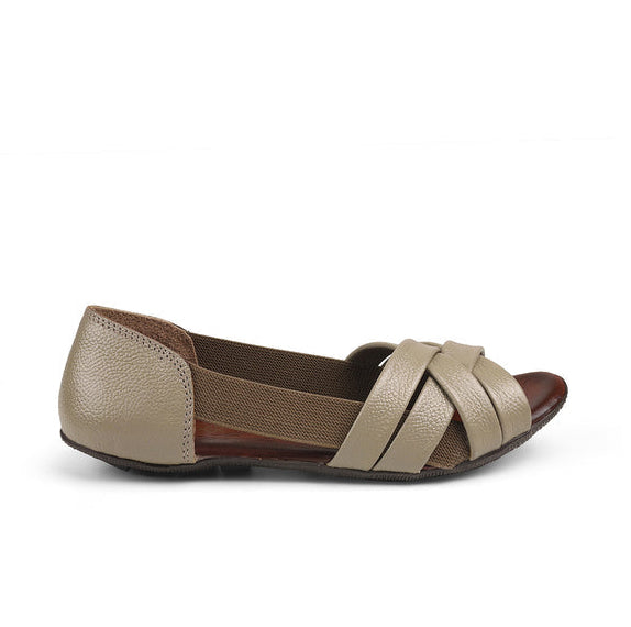Georgia Leather Crisscross Sandals