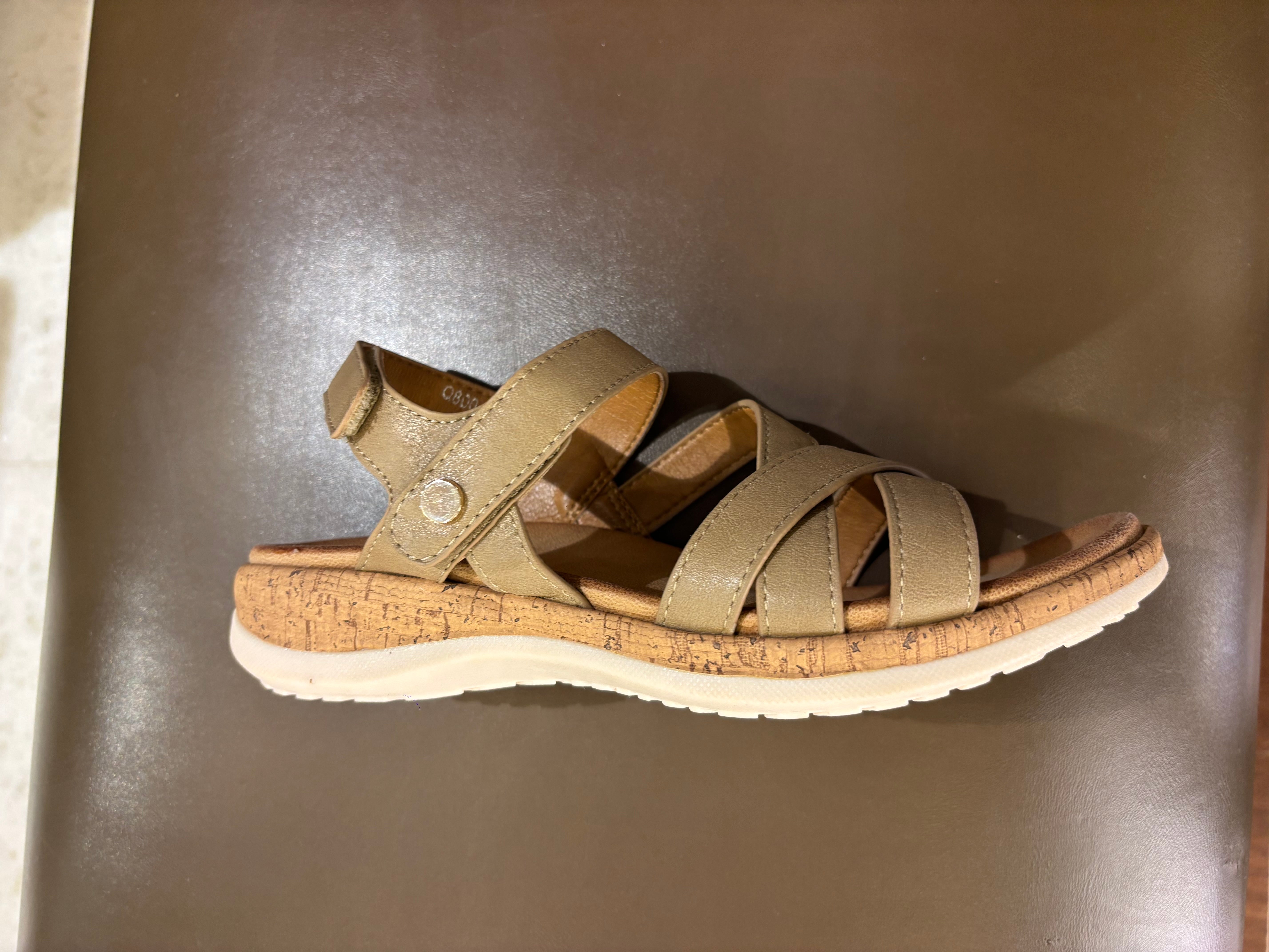 Frida Summer Criss Cross Comfort Velcro Sandals - The Heels India