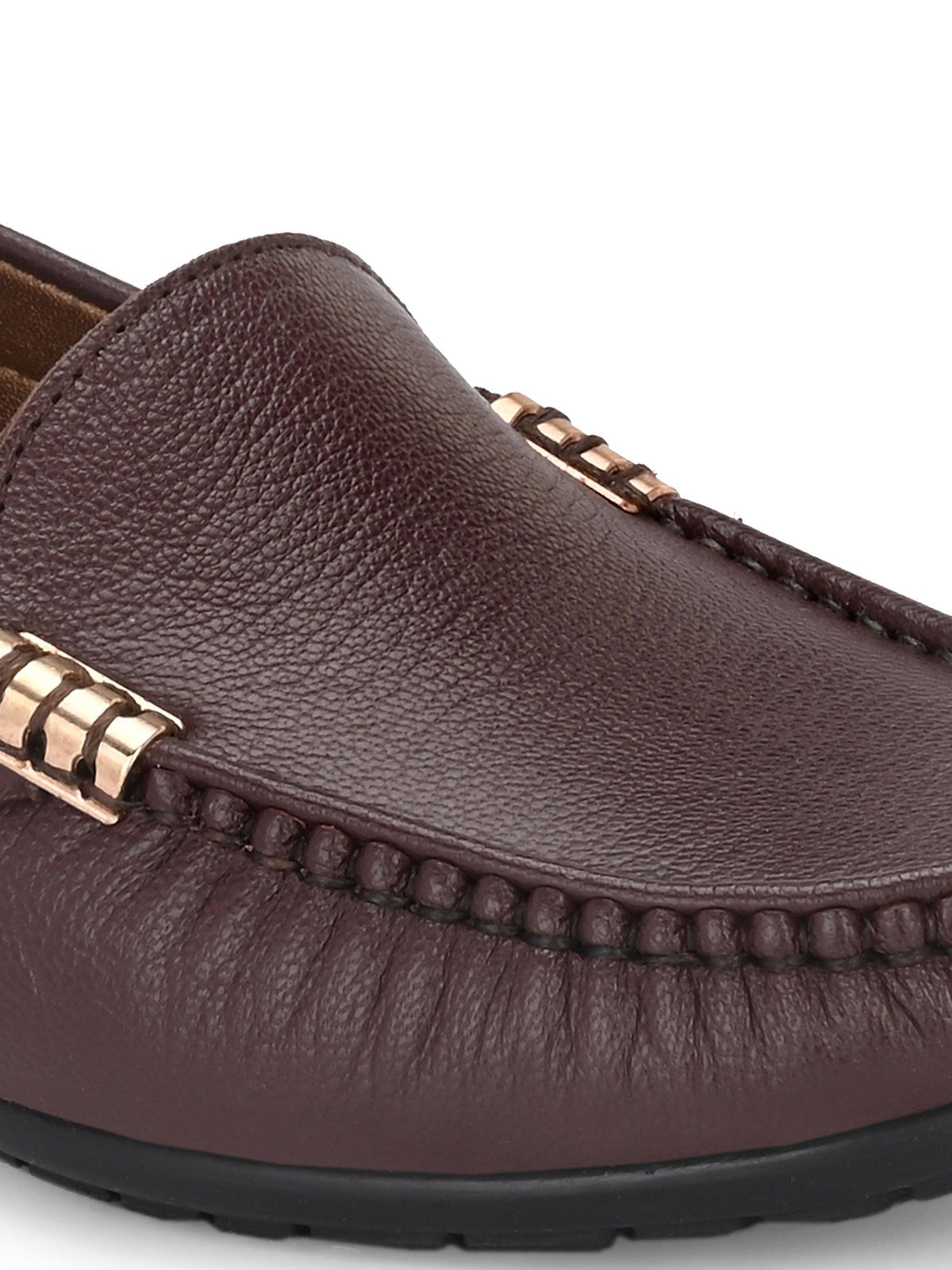 Mikela Classic Leather Loafers - The Heels India