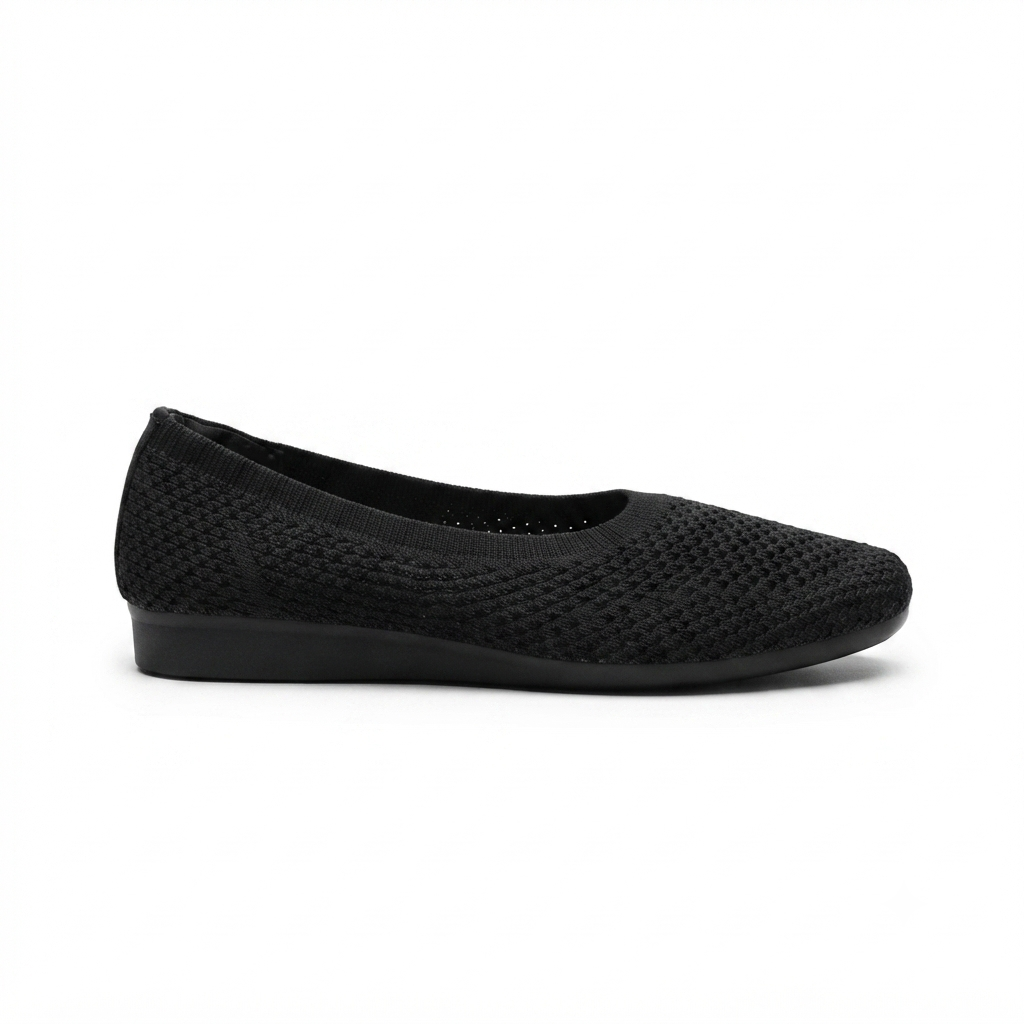 Grace Crochet Flat Flexi Comfort Ballerinas