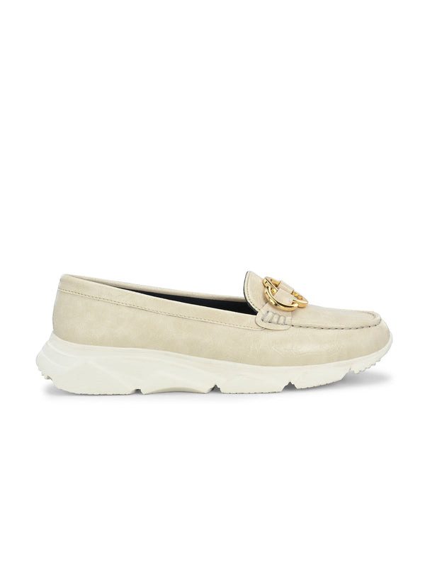 Cotton Buckle Sneakers
