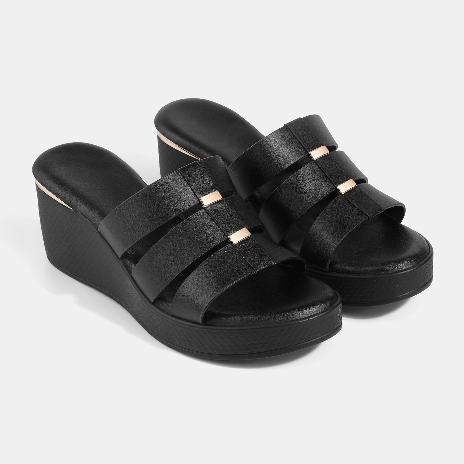 Sydney Wedge Strap Heels