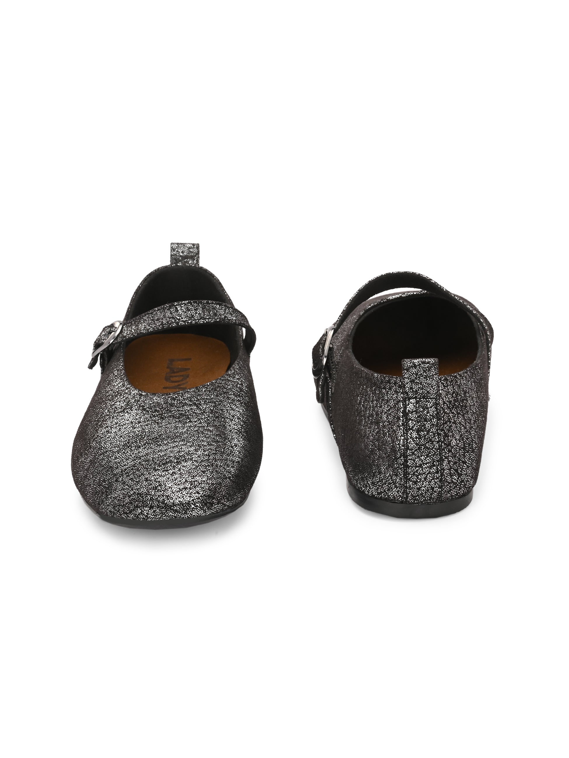 Aristelle Leather Flat Mary Janes - The Heels India