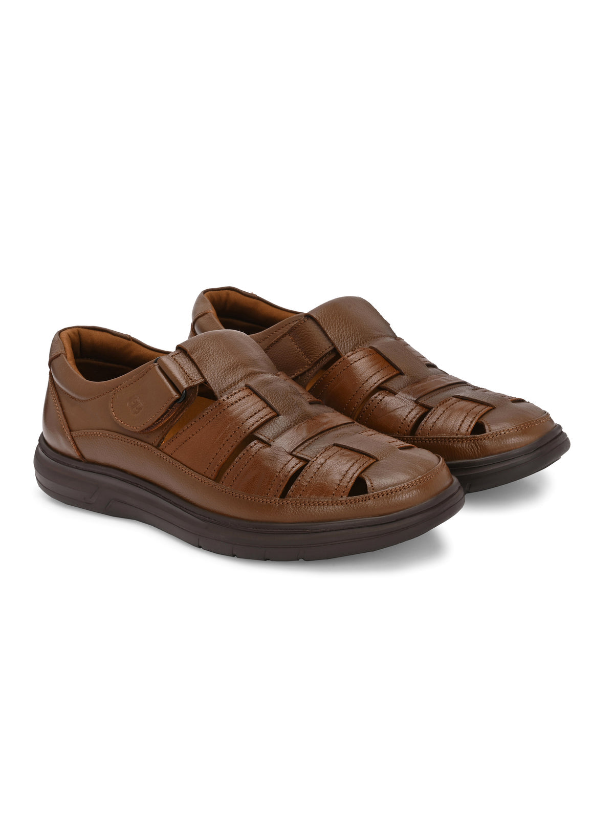 Declan Zero Gravity Leather Roman Sandals