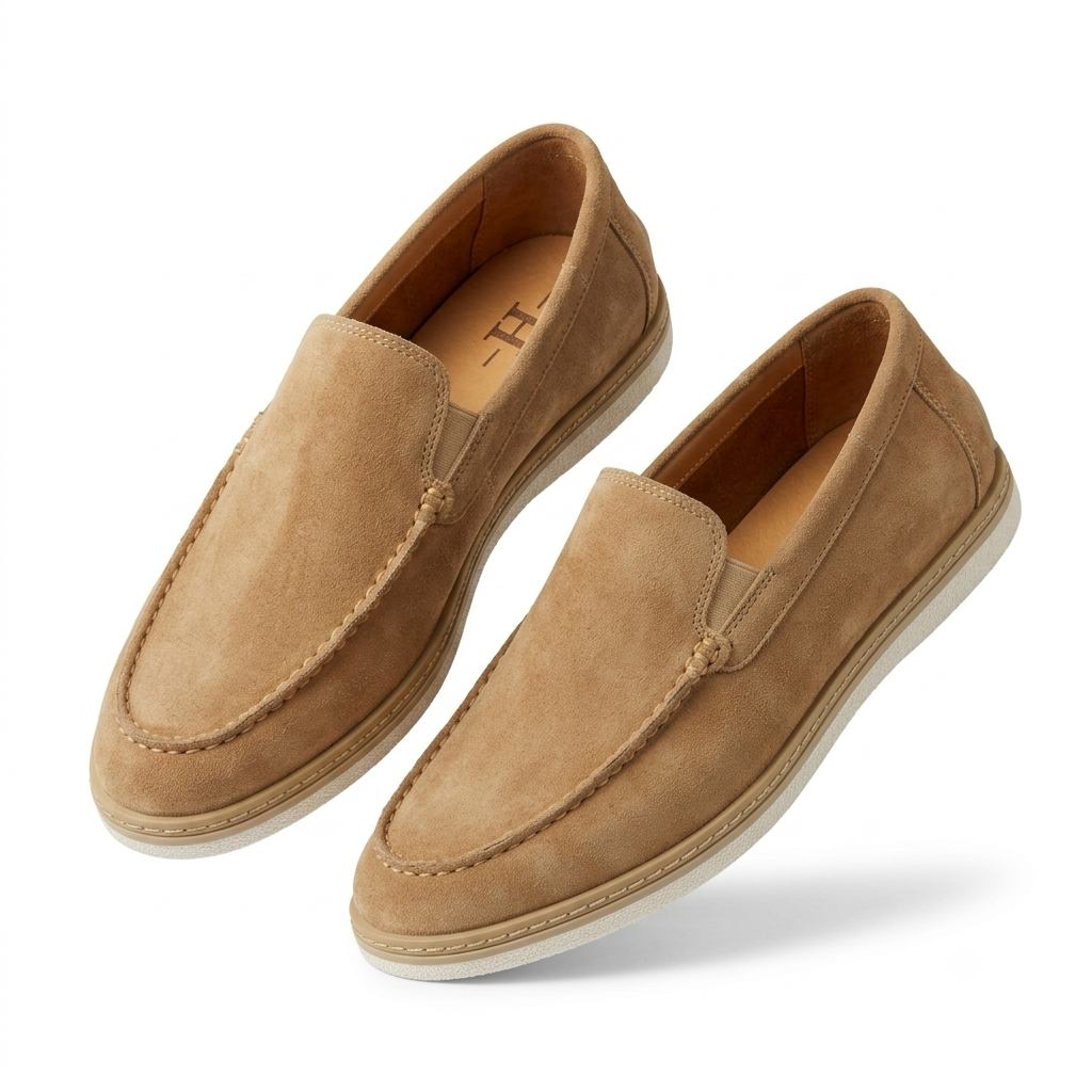 Fernando Premium Suede Leather Slip-On Loafers