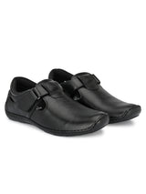 Brunel Leather Velcro Roman Sandals HT